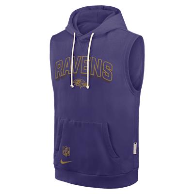 Cincinnati Bengals Sideline Men's Nike Dri-FIT NFL Sleeveless Pullover Hoodie Product Image