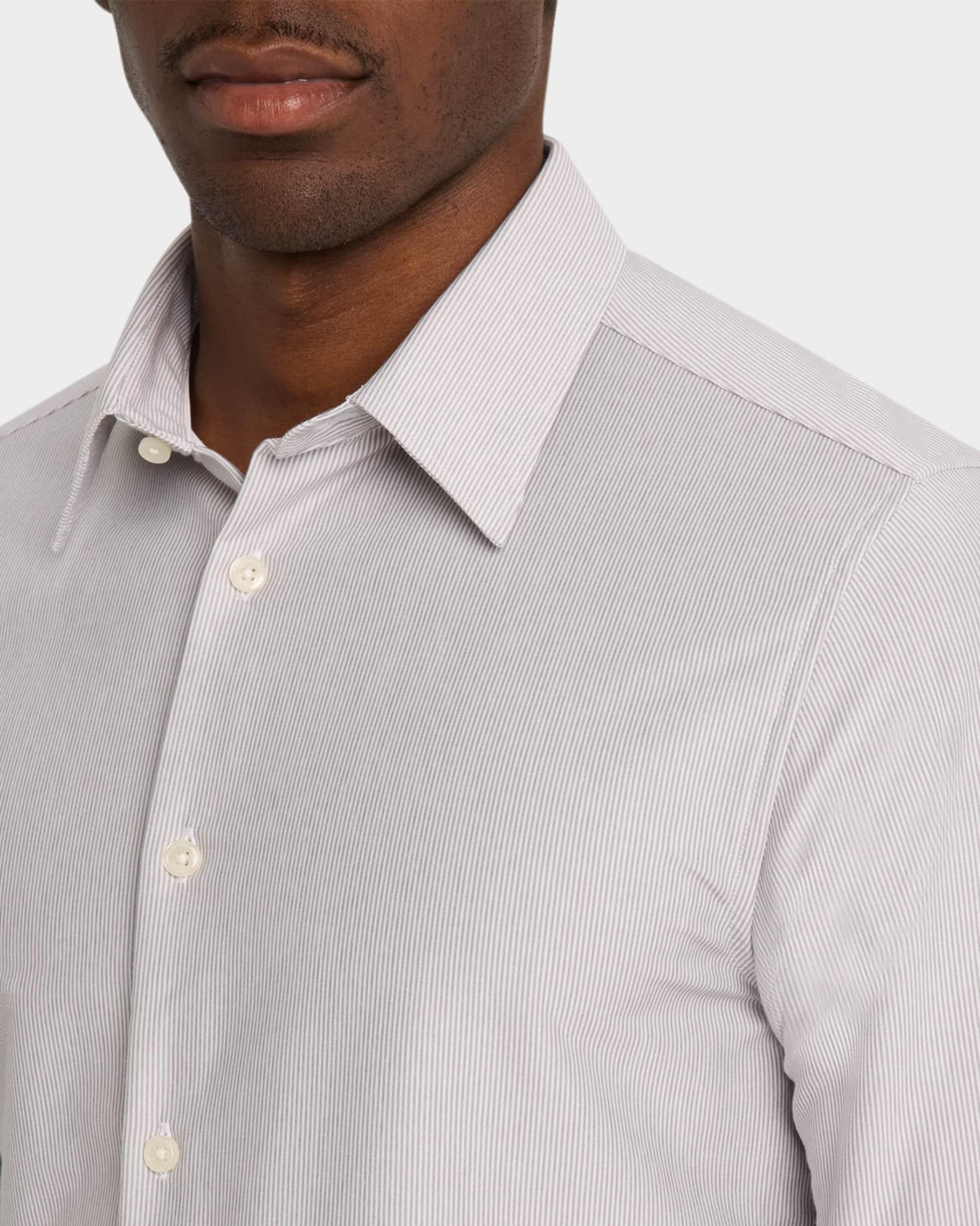 Men's Sylvain Micro-Stripe Sport Shirt Product Image