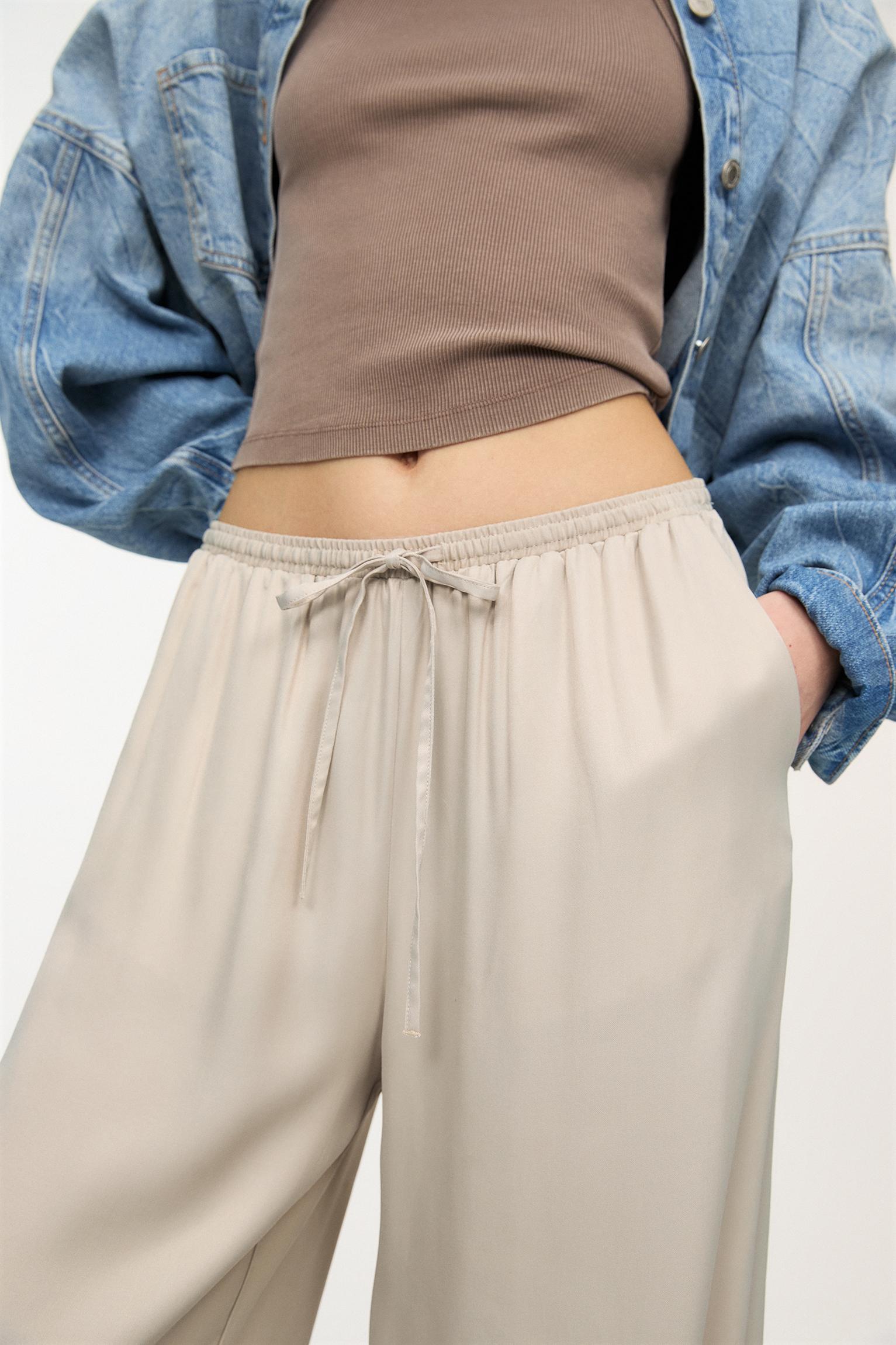 Satin sweatpants Product Image