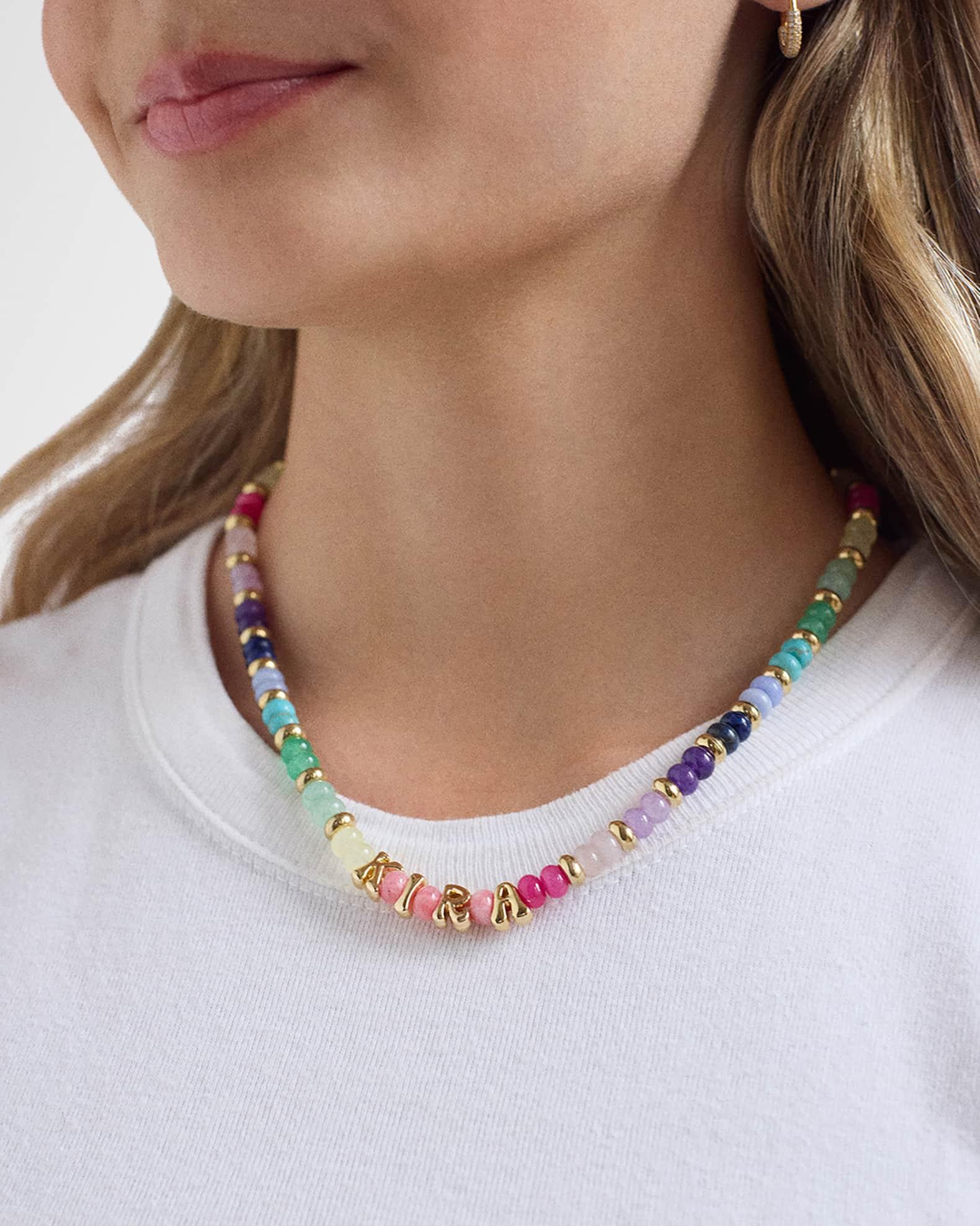 Semi Precious Custom Bubble Necklace Product Image