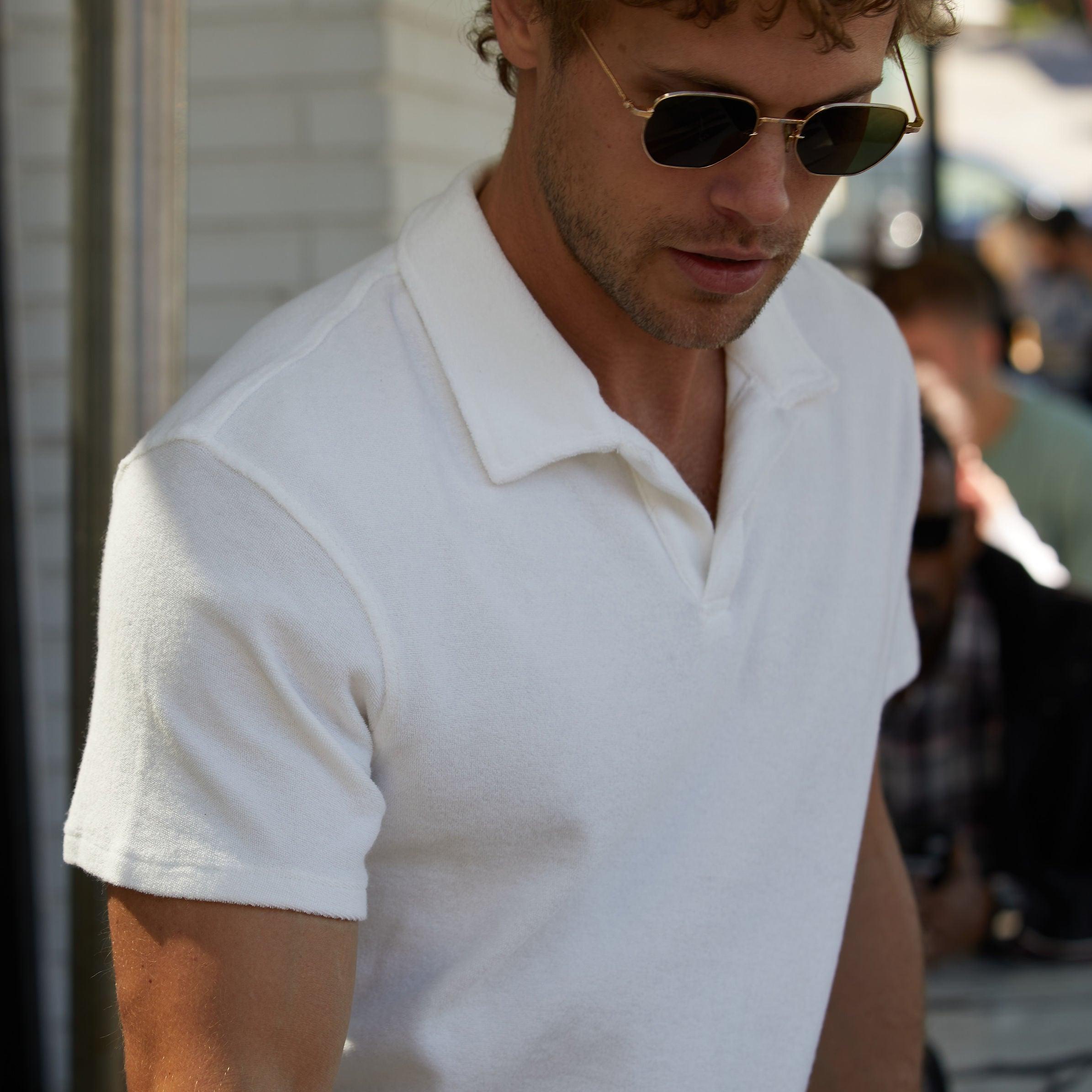 Riviera Terry Polo - White Product Image