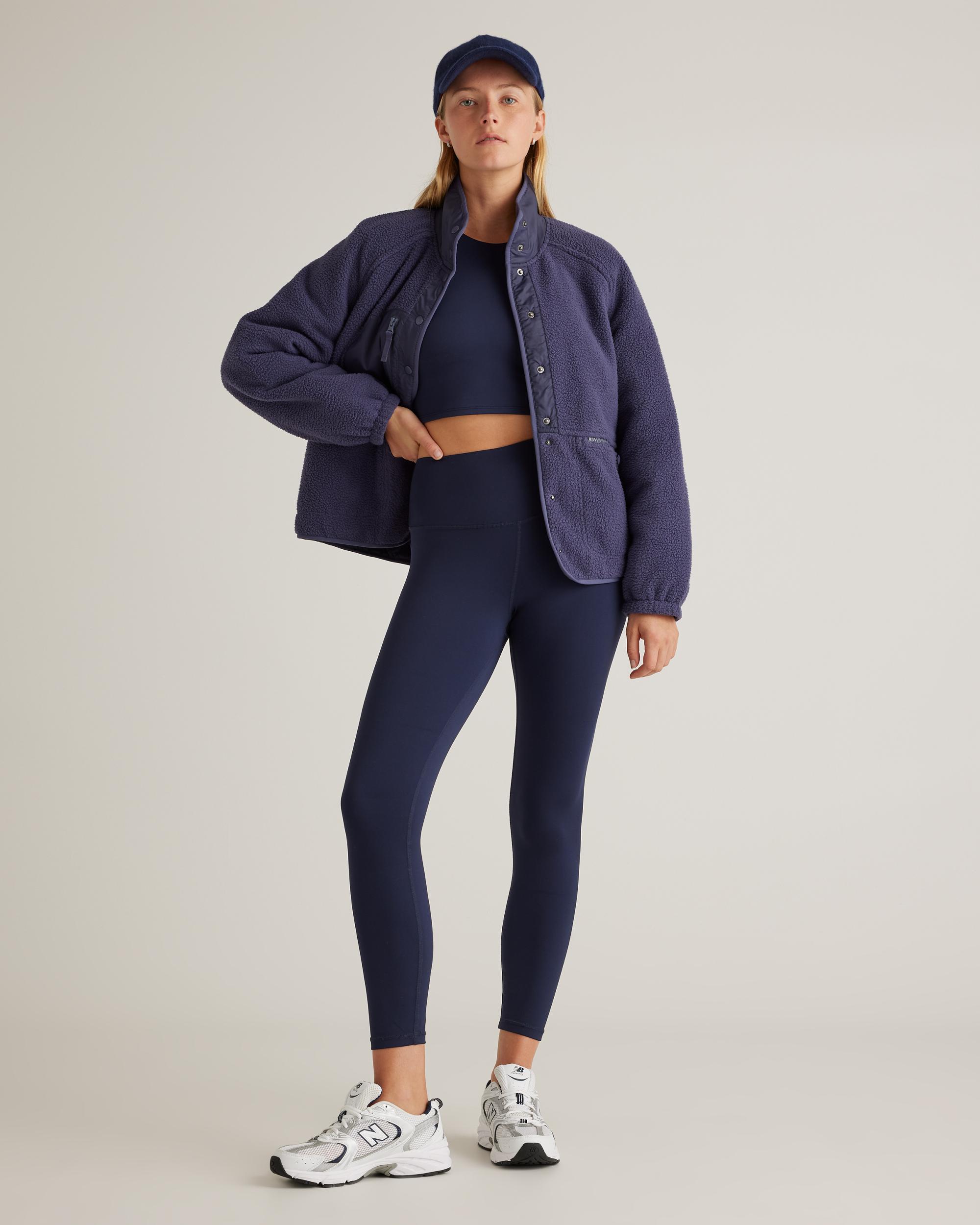 Quince | Women's Sherpa Snap Front Jacket 100% Polyester Product Image