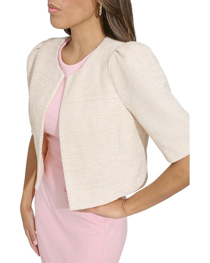 Woven Bomber Jacket With Gold Buttons Product Image