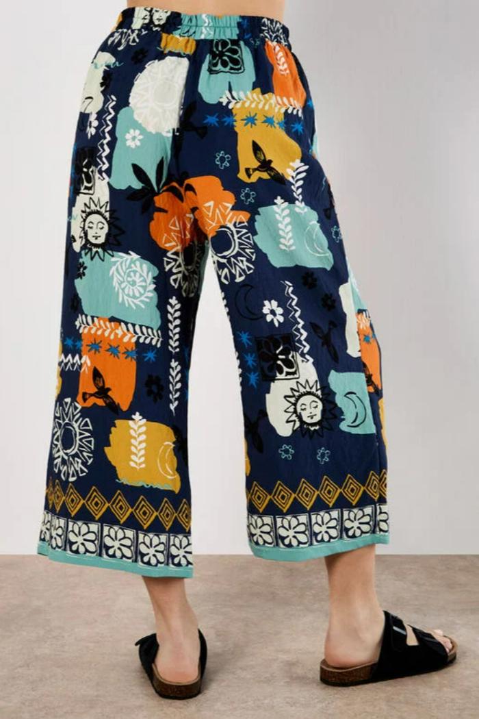 Sun Print Culotte Pant Product Image