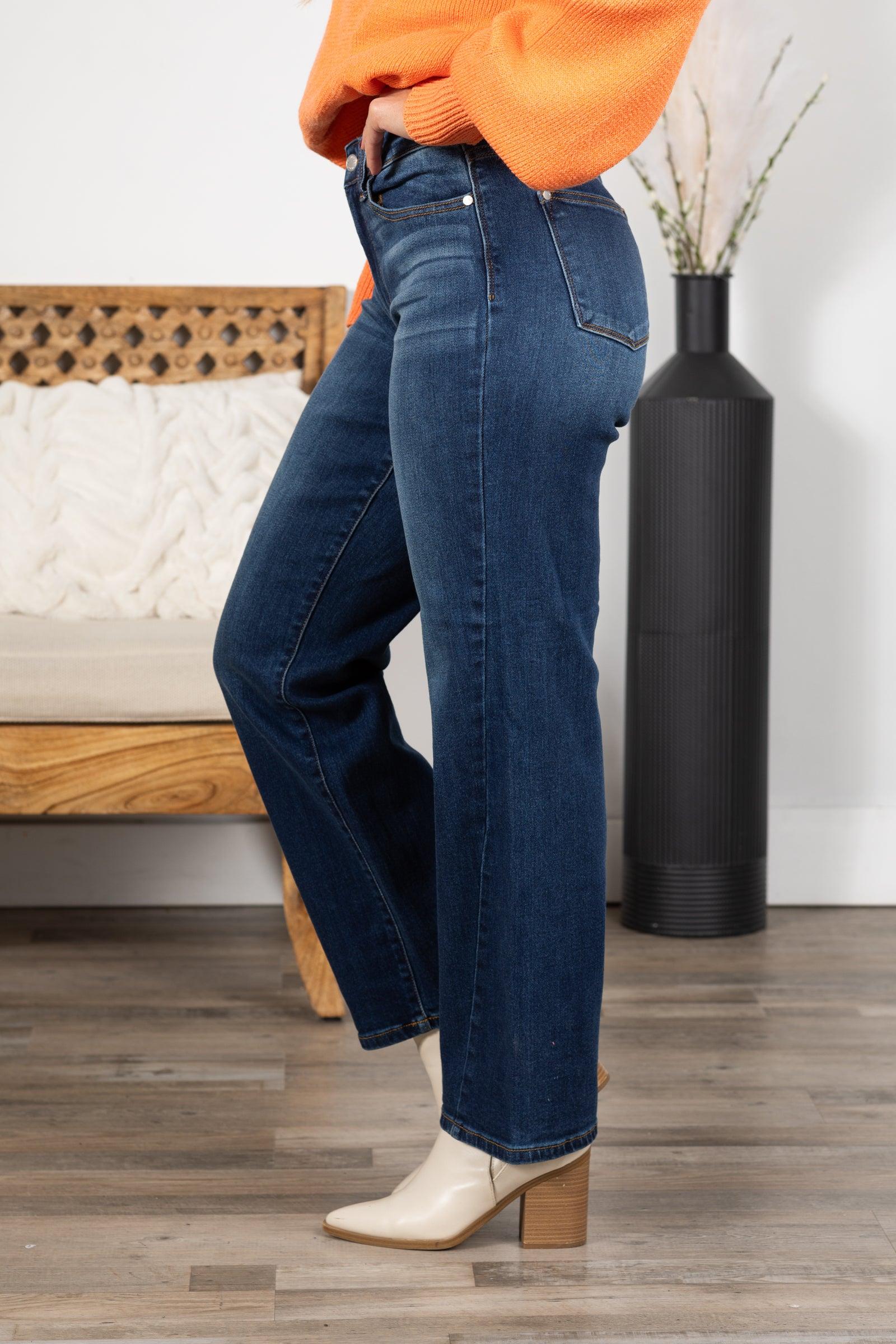 Judy Blue Side Seam Detail Straight Jean Product Image
