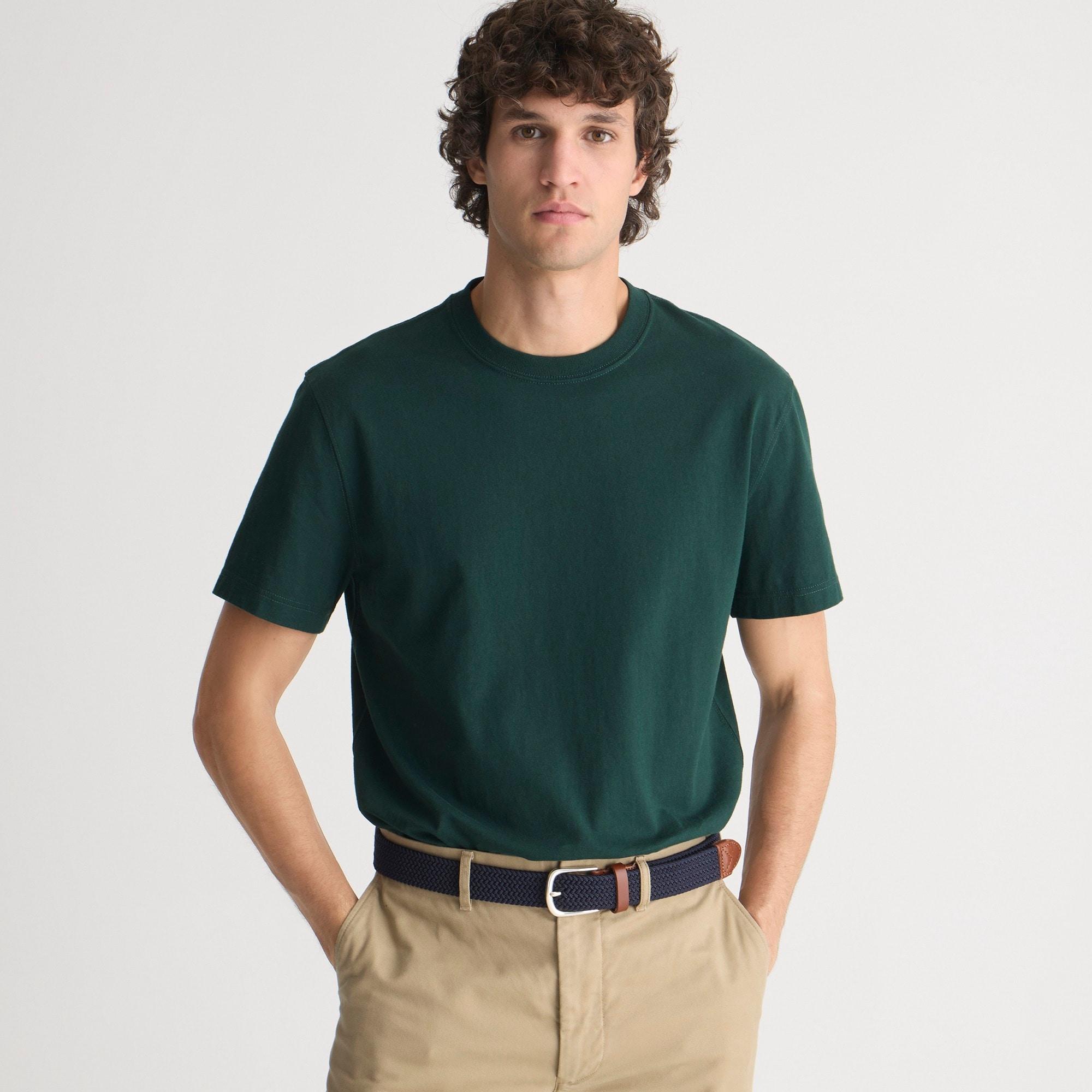 Relaxed premium-weight cotton T-shirt Product Image