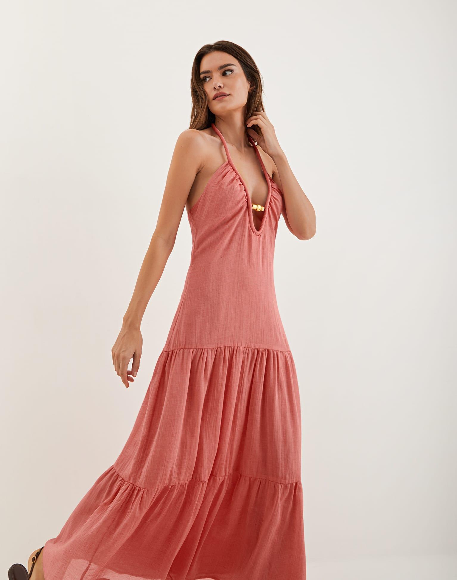 Cassia Maxi Dress - Ruby Product Image