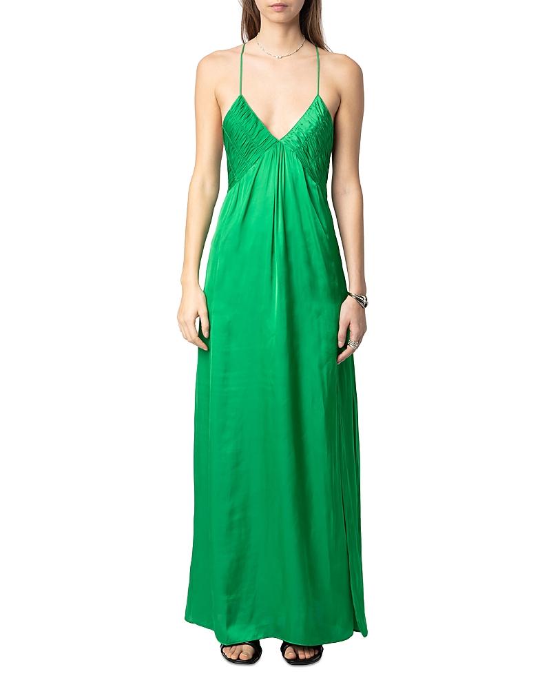 Zadig & Voltaire Rayonne Satin Maxi Dress Product Image