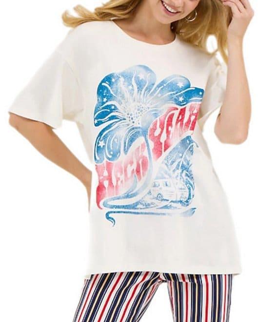 Wrangler® x Lainey Wilson Short Sleeve Heck Yeah Graphic T-Shirt Product Image
