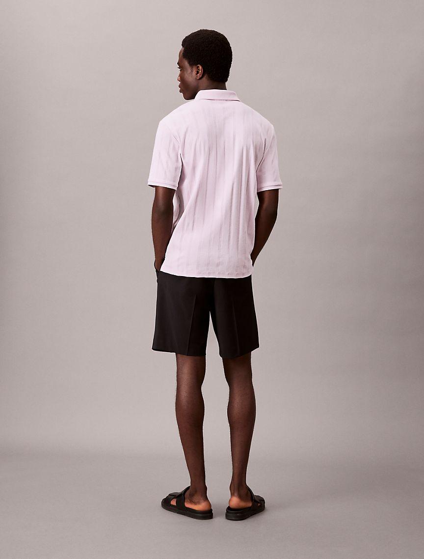 Variegated Rib Classic Polo Shirt  Product Image