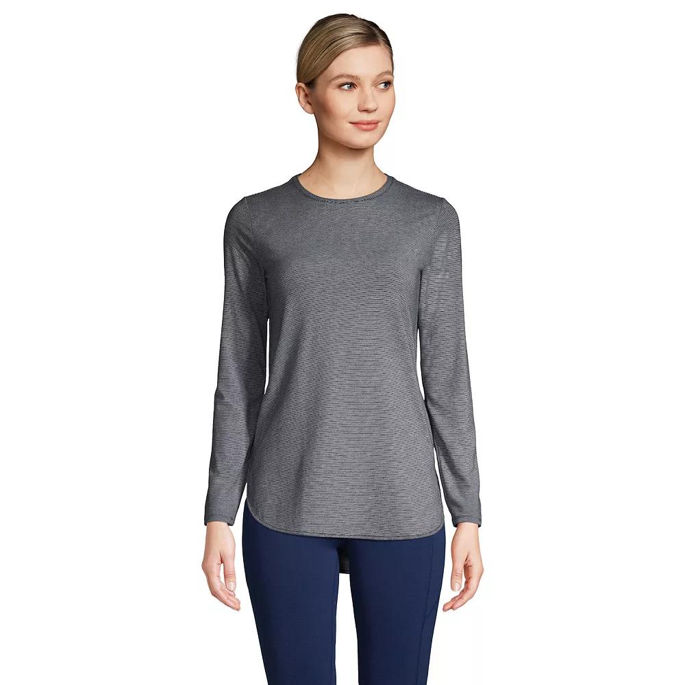 Petite Lands' End Moisture-Wicking UPF 50 Long Sleeve Tunic, Women's,  Product Image