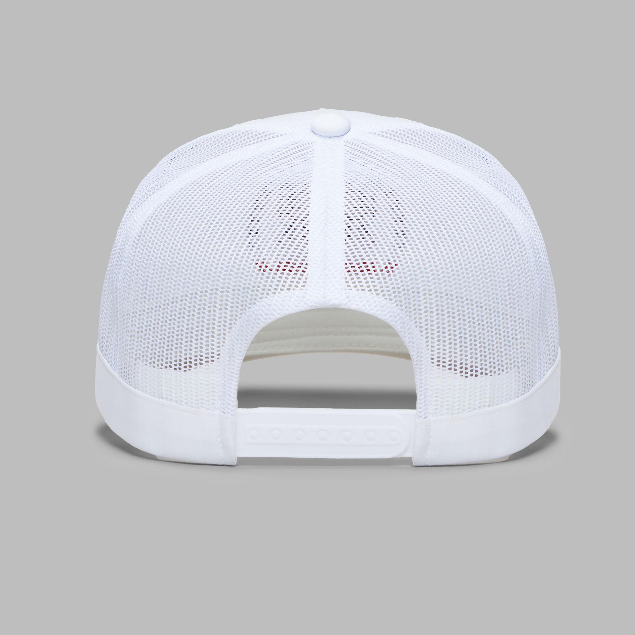 SKULLS & STRIPES TALL TRUCKER HAT Product Image