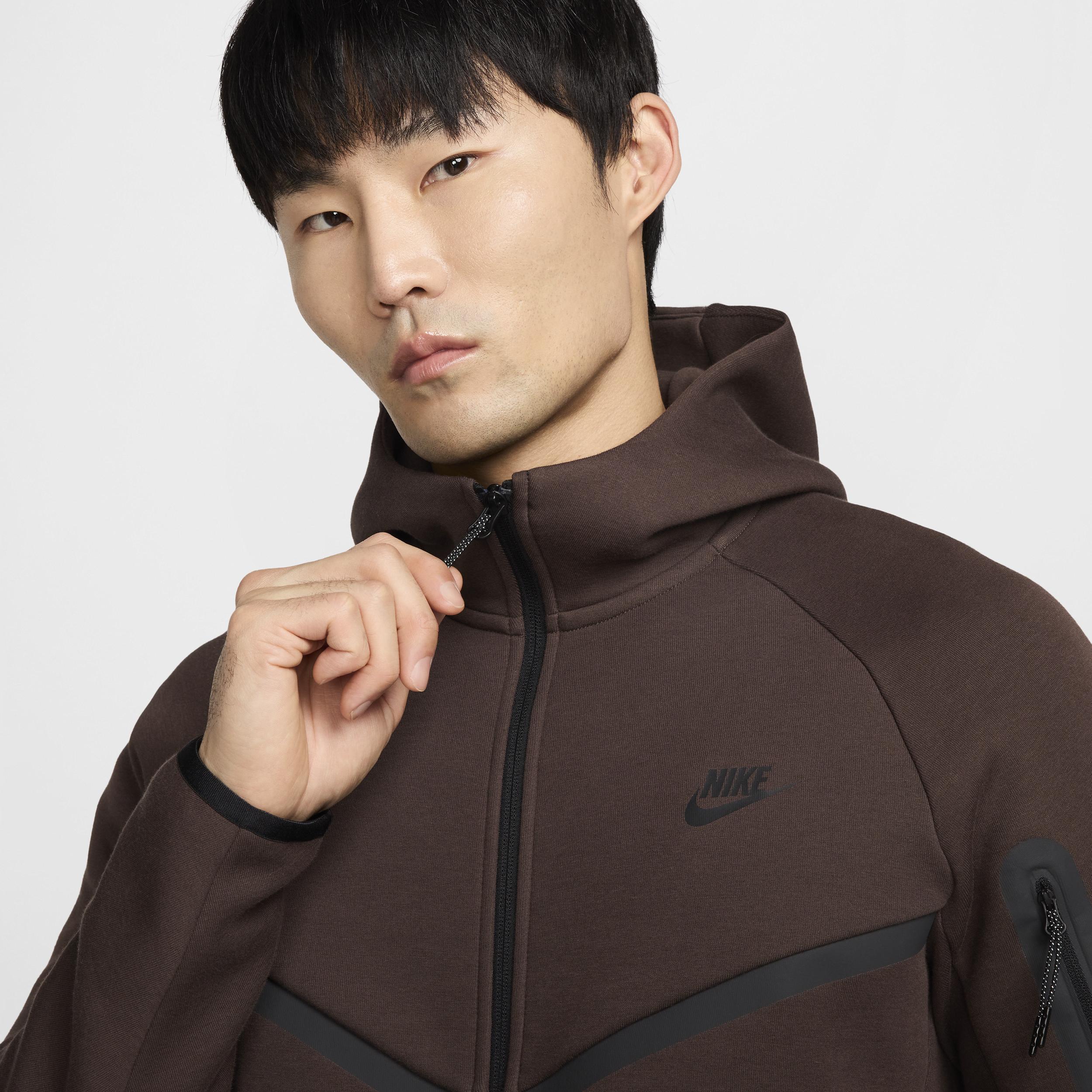 Nike Mens Nike Tech Fleece Full-Zip Windrunner Hoodie - Mens Maroon/Maroon Product Image