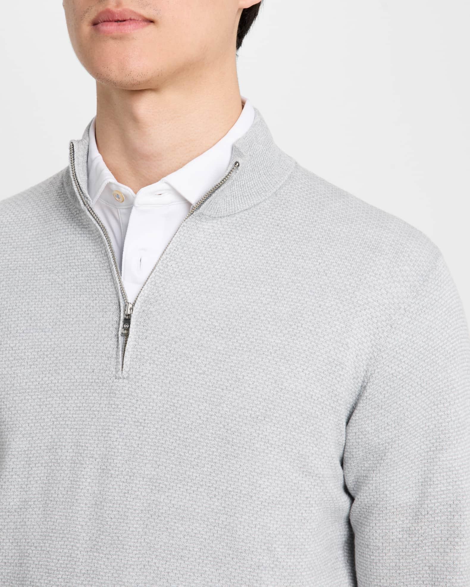 Men's Ashland Jacquard Quarter-Zip Sweater Product Image