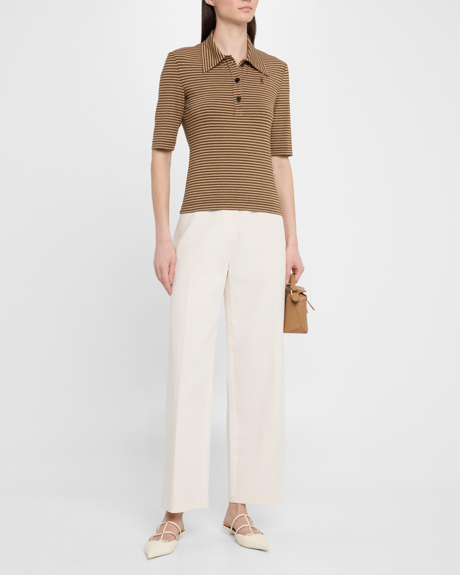 Relaxed-Leg Ankle Pull-On Pants Product Image