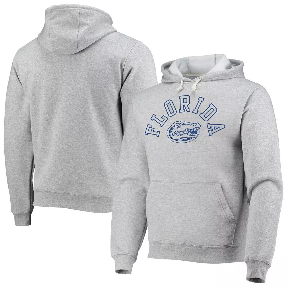 Men's League Collegiate Wear Heathered Gray Florida Gators Seal Neuvo Essential Fleece Pullover Hoodie, Size: 2XL, Grey Product Image