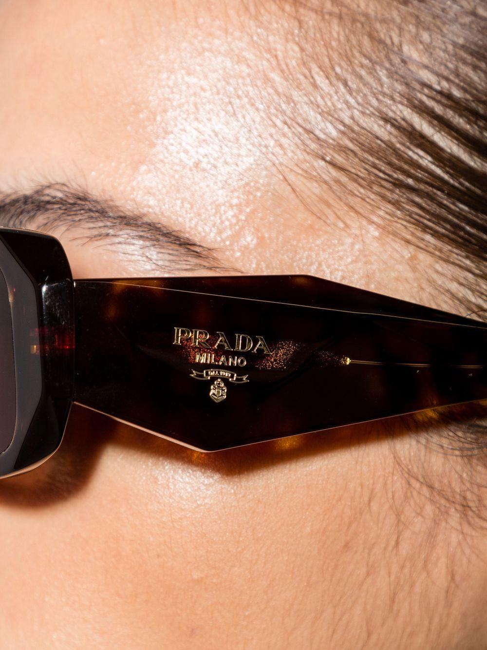 tortoiseshell square-frame sunglasses Product Image