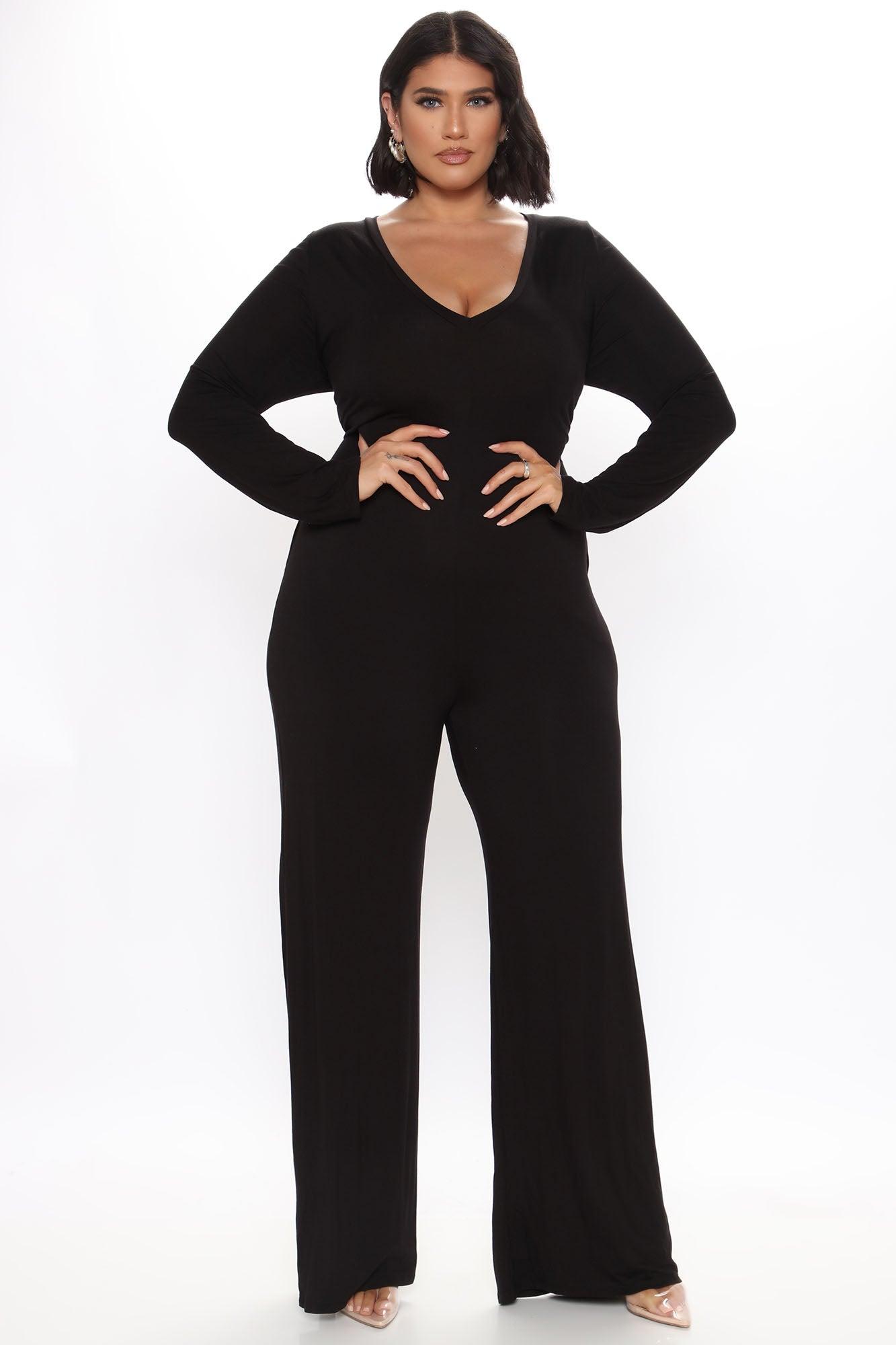 Slipped In Comfort Jumpsuit - Black Product Image