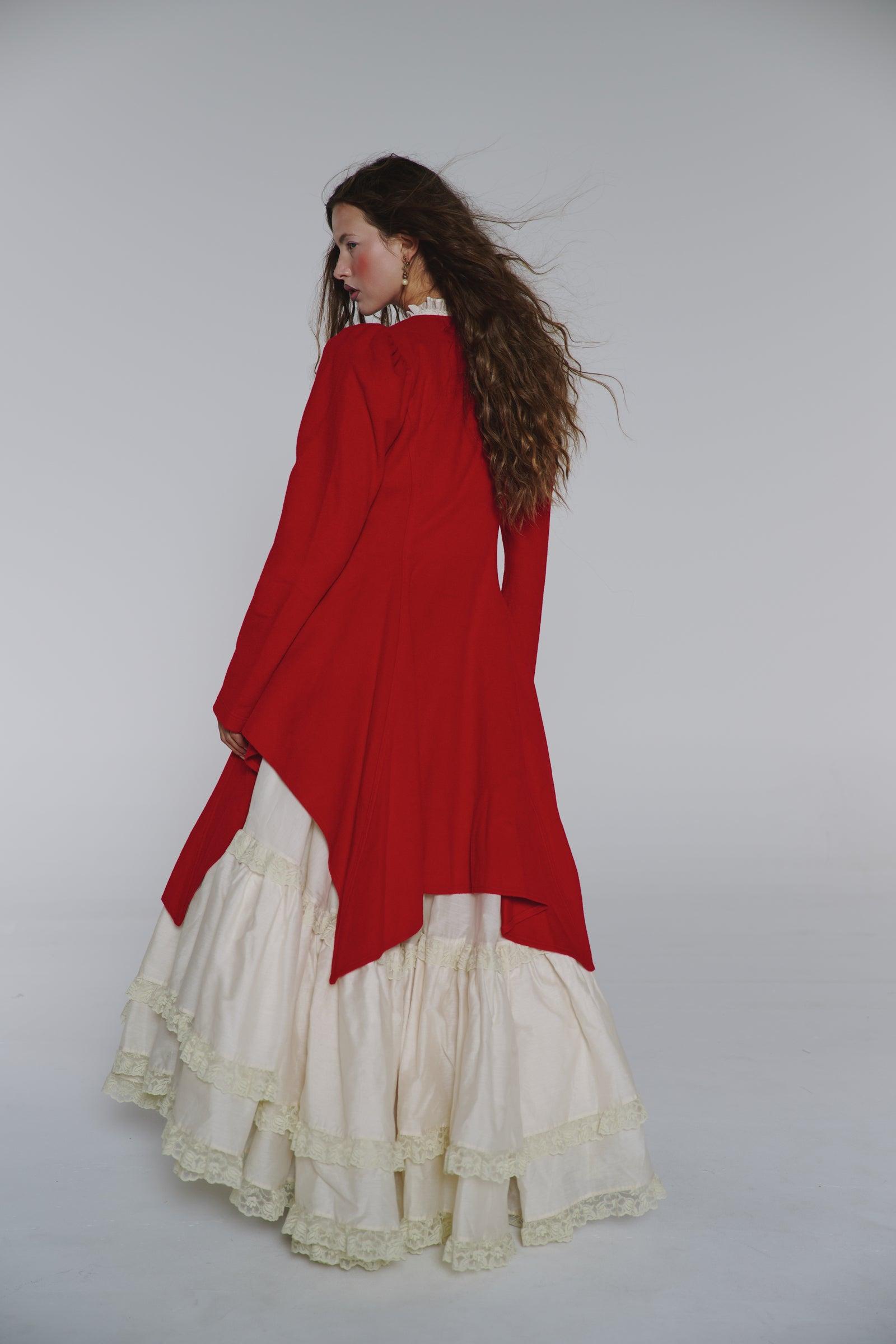 The Revolt Red Romantic Coat Product Image