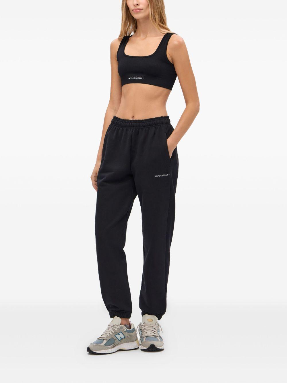 logo-print cotton track pants Product Image