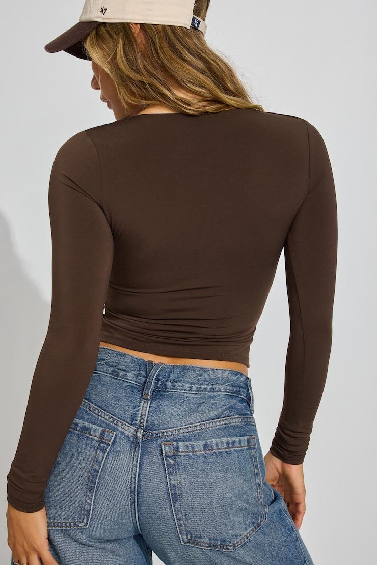 Ribbed Double Layer T-Shirt Product Image