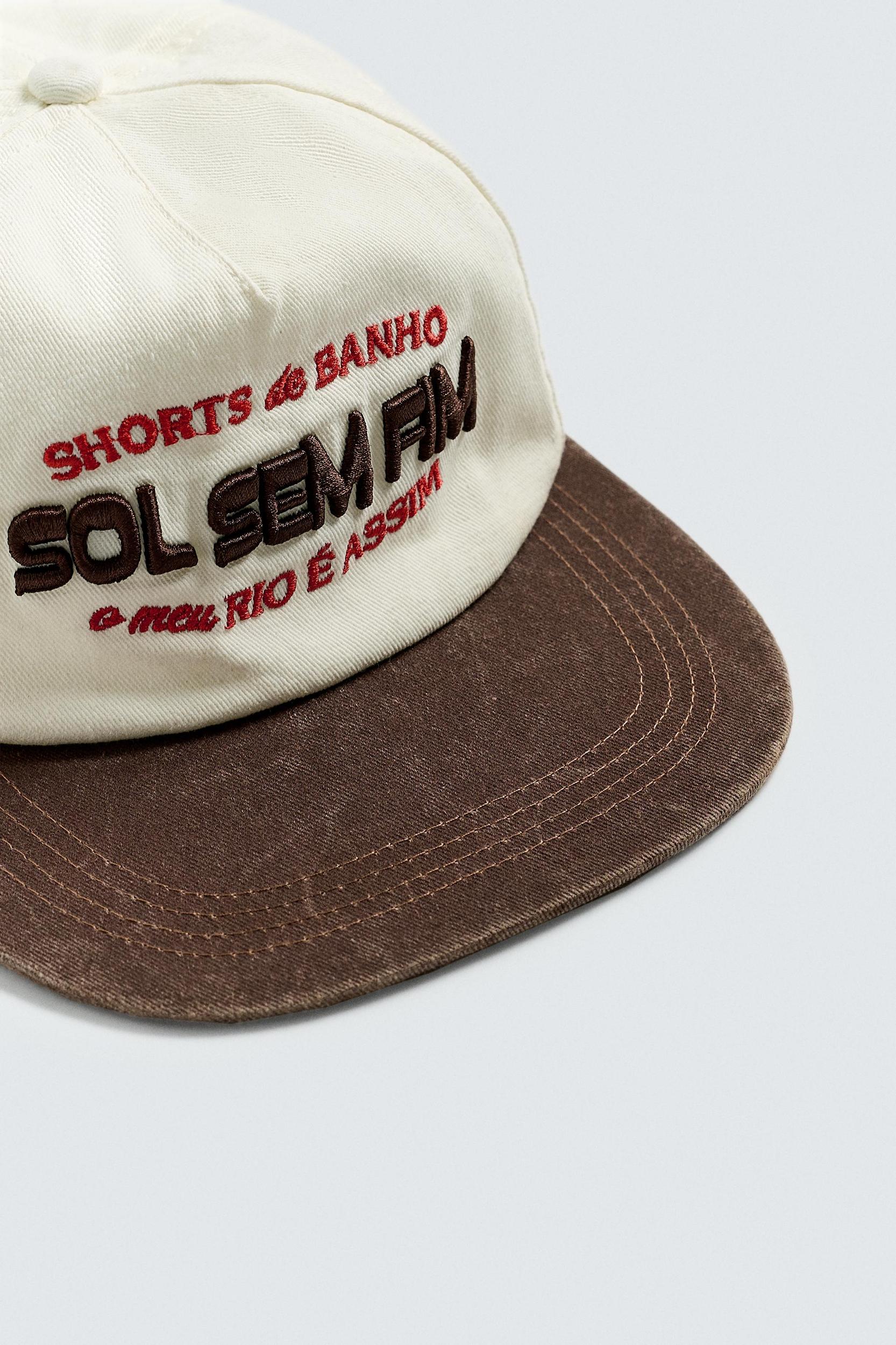 CONTRAST EMBROIDERY CAP Product Image