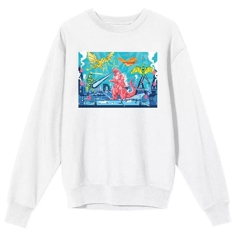 Men's Godzilla Classic Long Sleeve, Size: XXL, White Product Image