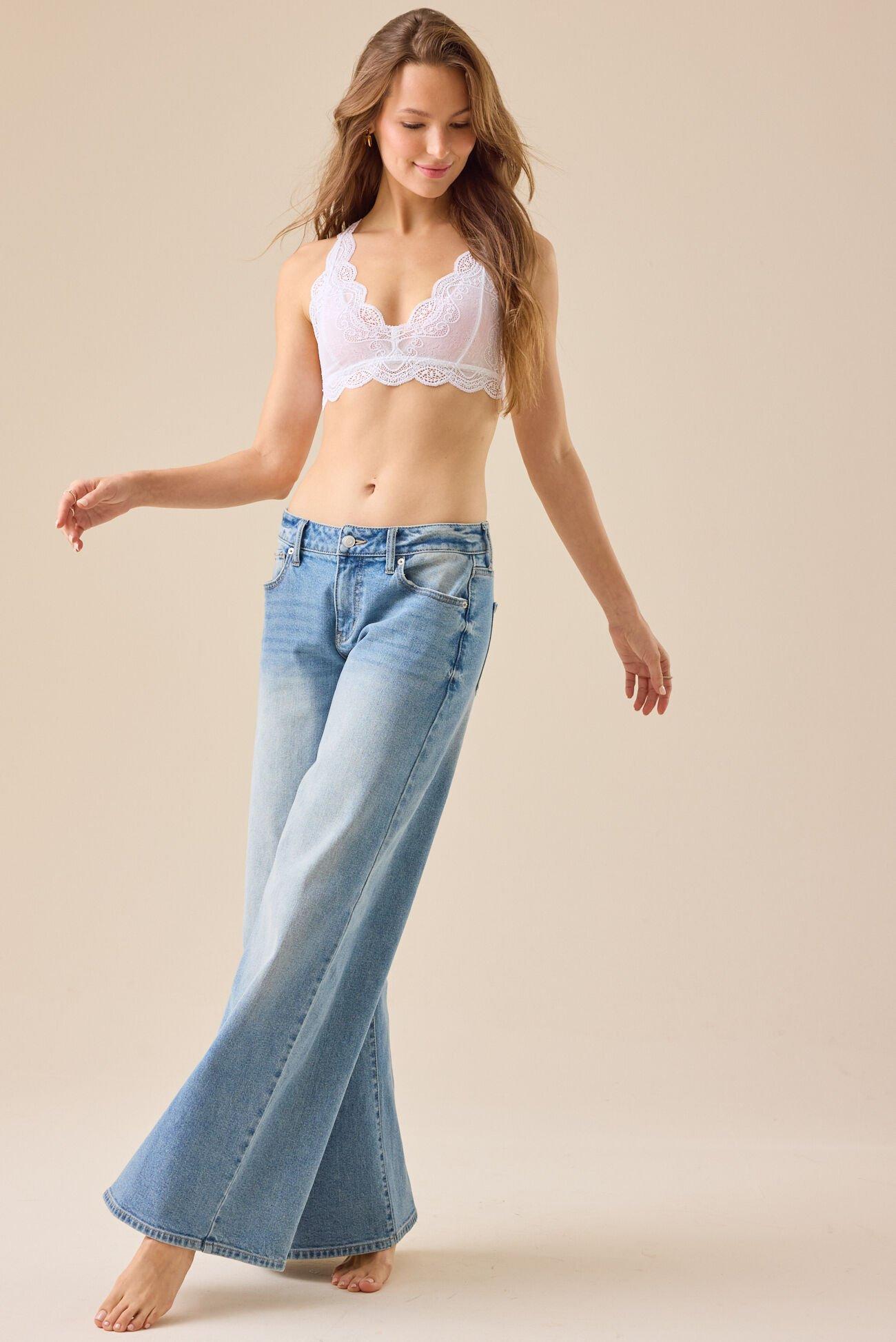 Odette Lace Halter Bralette Product Image