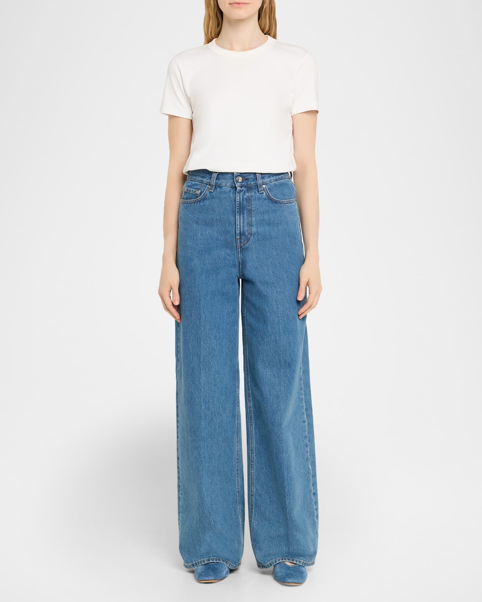 Luna Denim Ballerina Flats Product Image