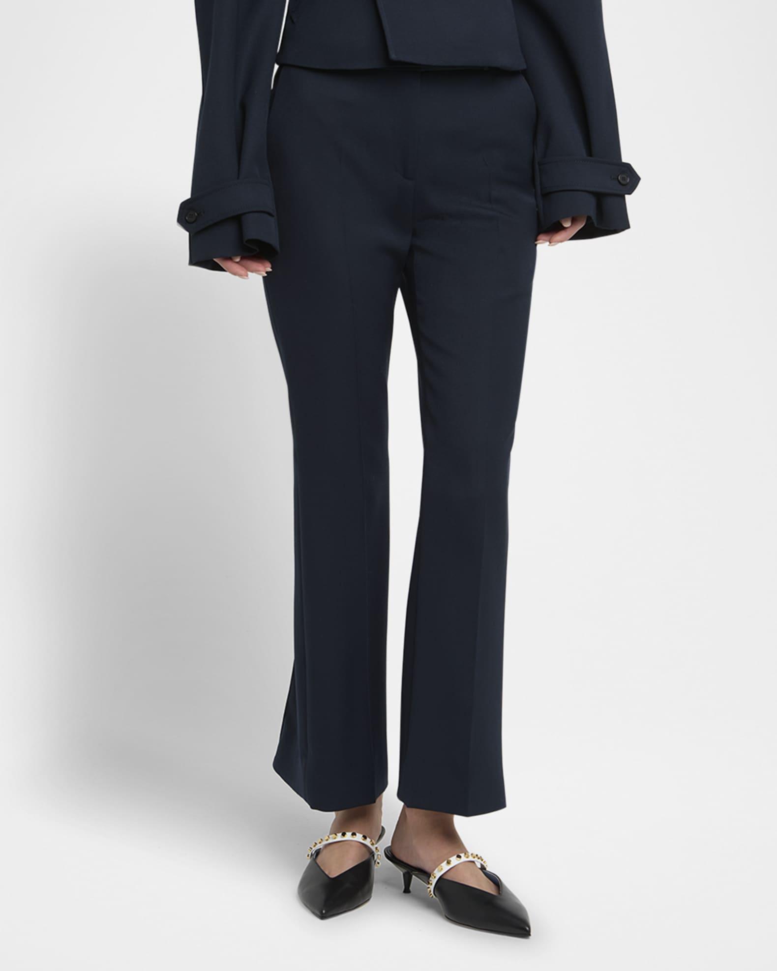 Cropped Flare Trousers Product Image