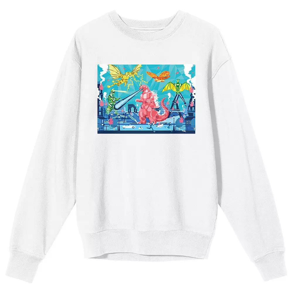 Men's Godzilla Classic Long Sleeve, Size: XXL, White Product Image