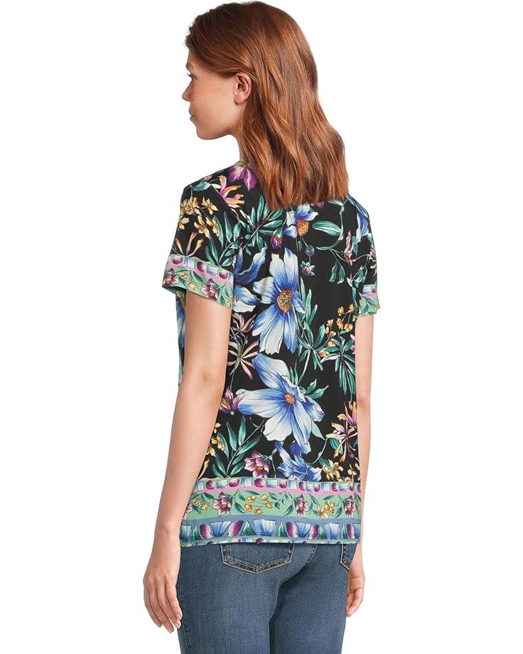 Button Neck Tee Product Image