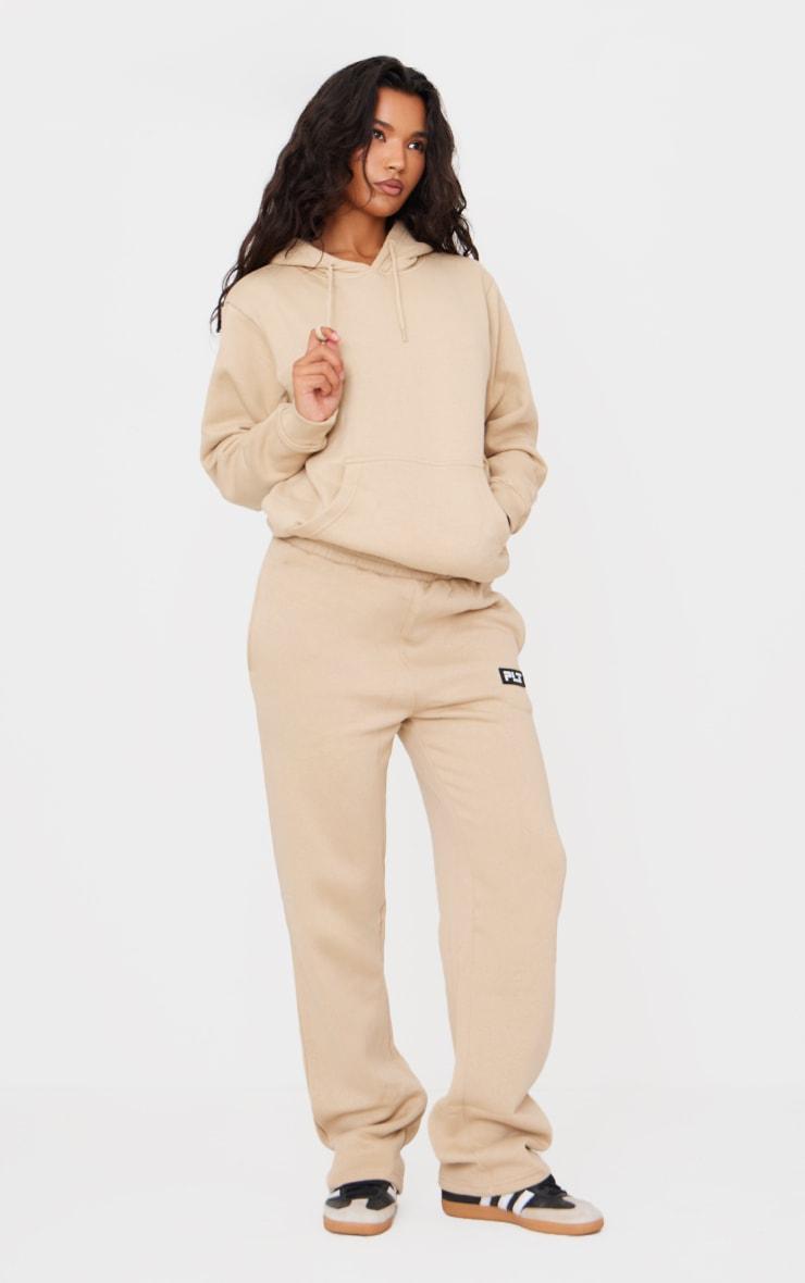 Sand Oversized Fit Sweat Hoodie Product Image