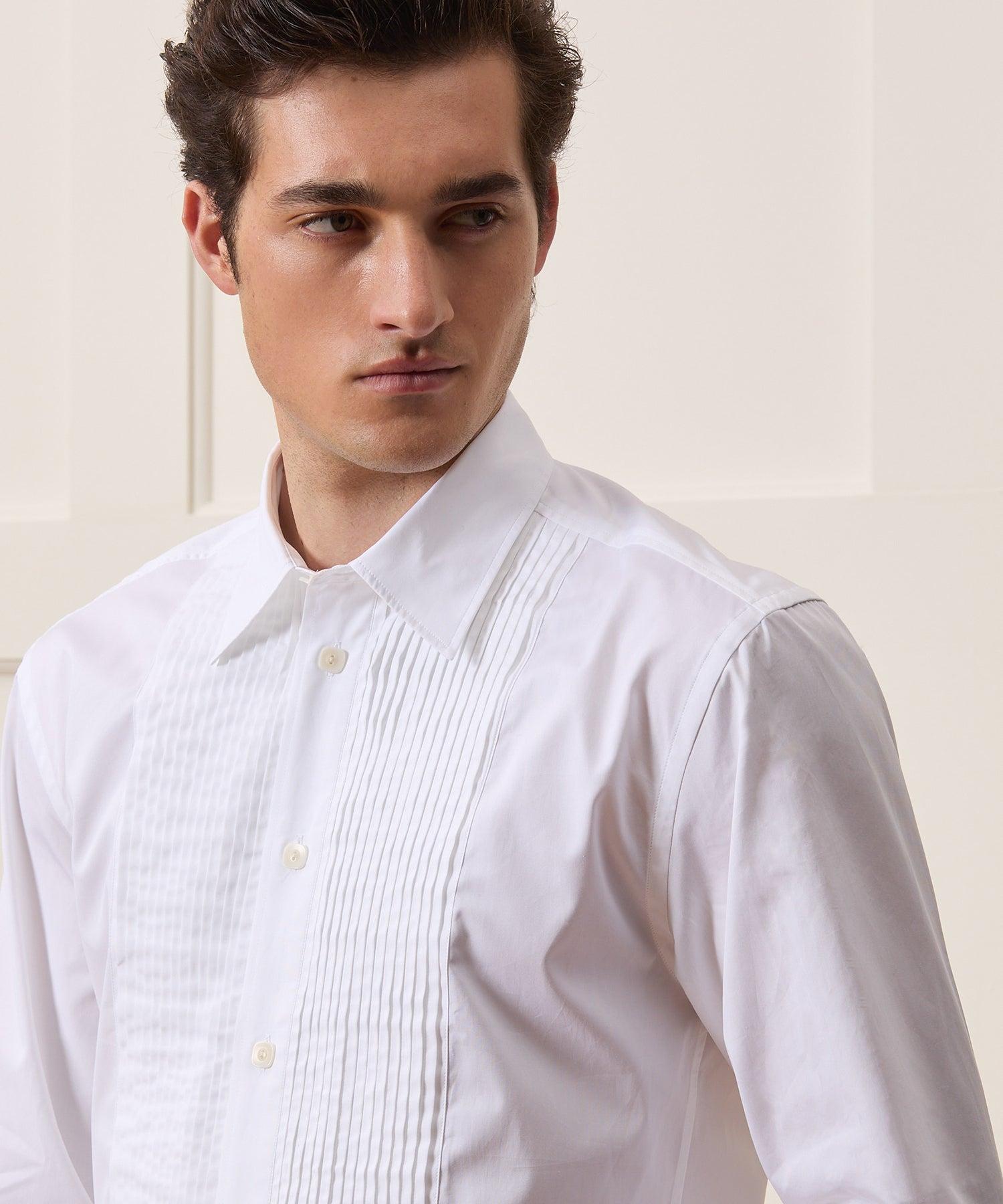 Armando Cabral Pleat Bib Tuxedo Shirt Product Image
