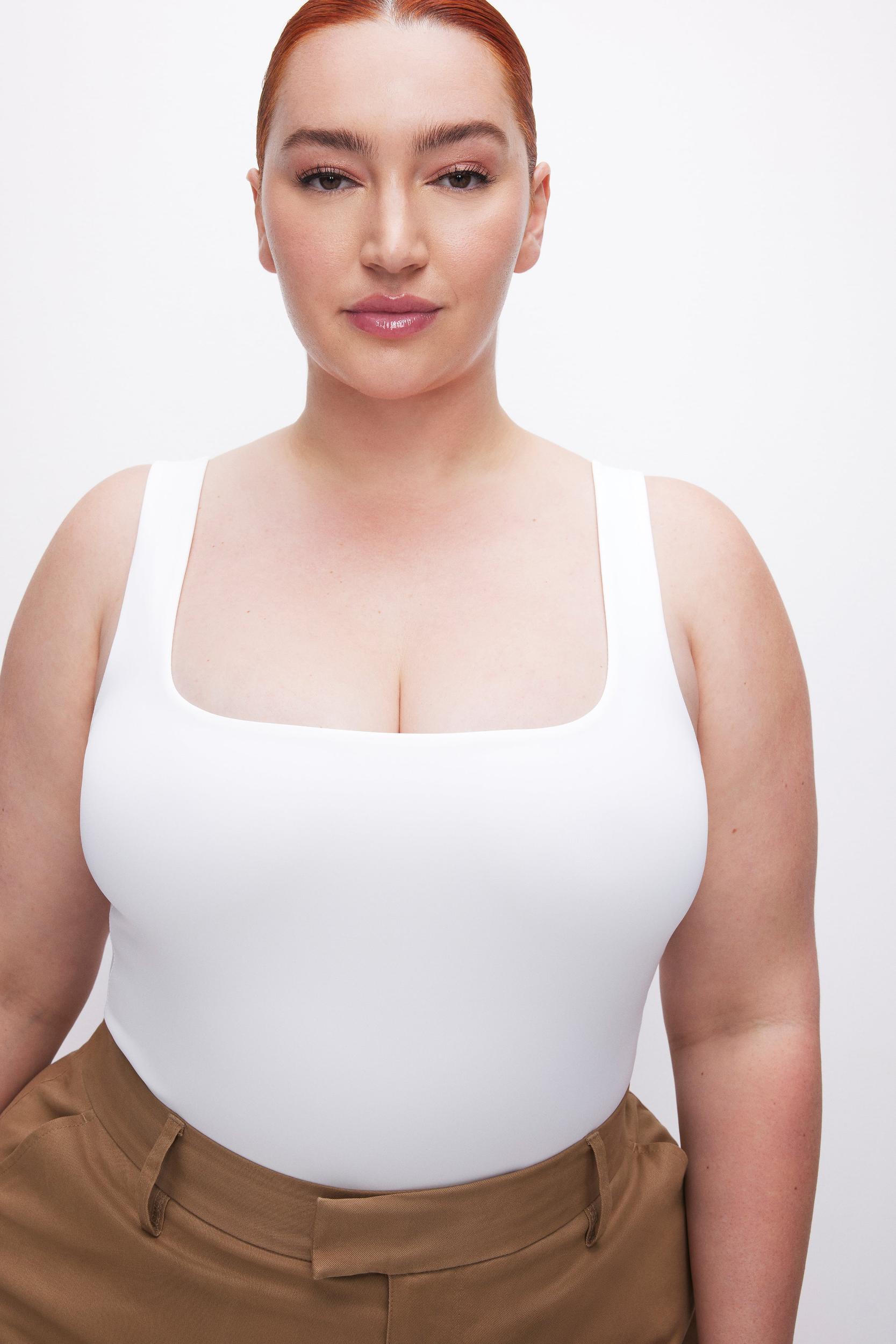 SCUBA MODERN TANK BODYSUIT | WHITE001 Product Image