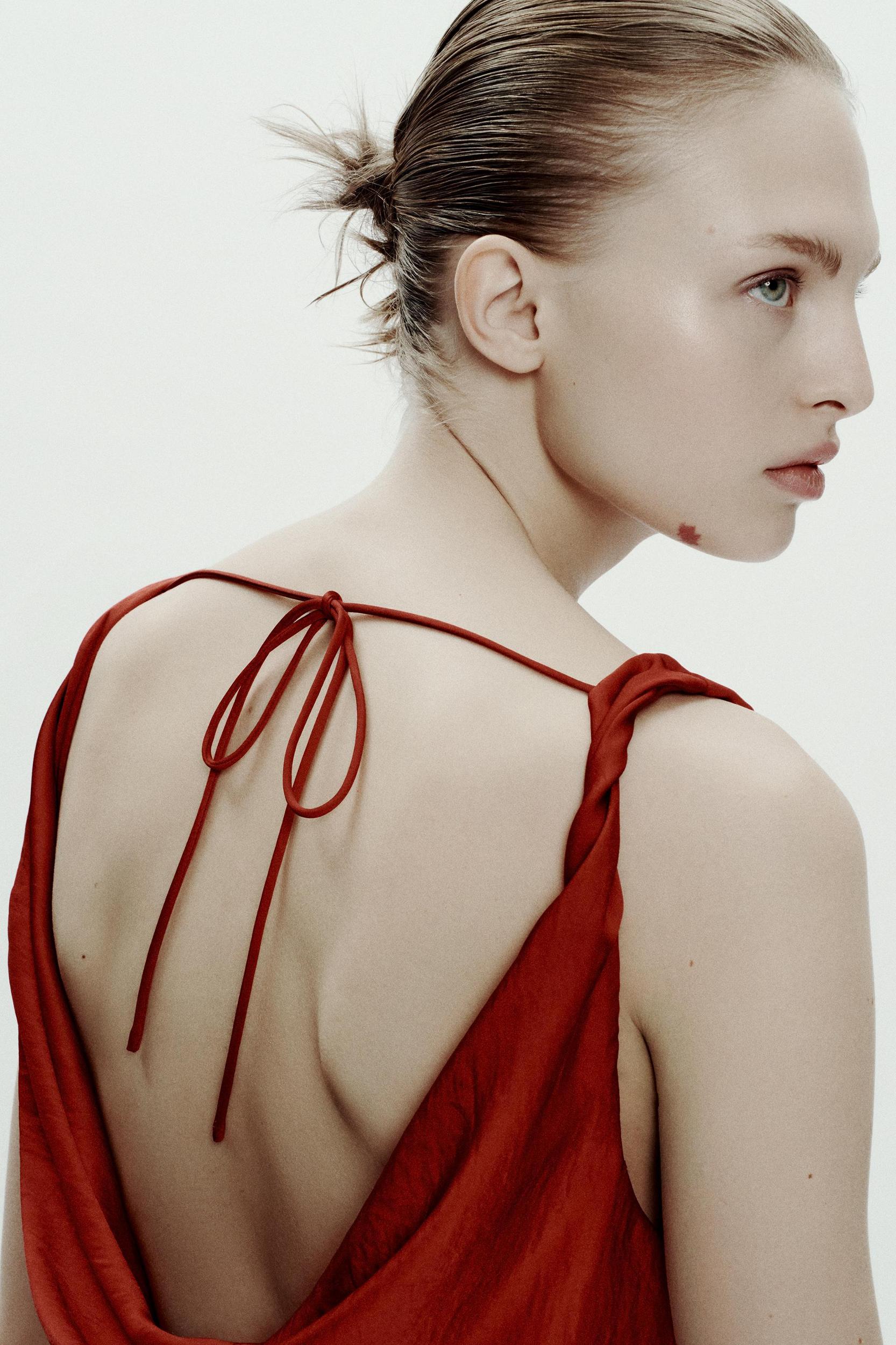 ZW COLLECTION SATIN LONG DRESS Product Image