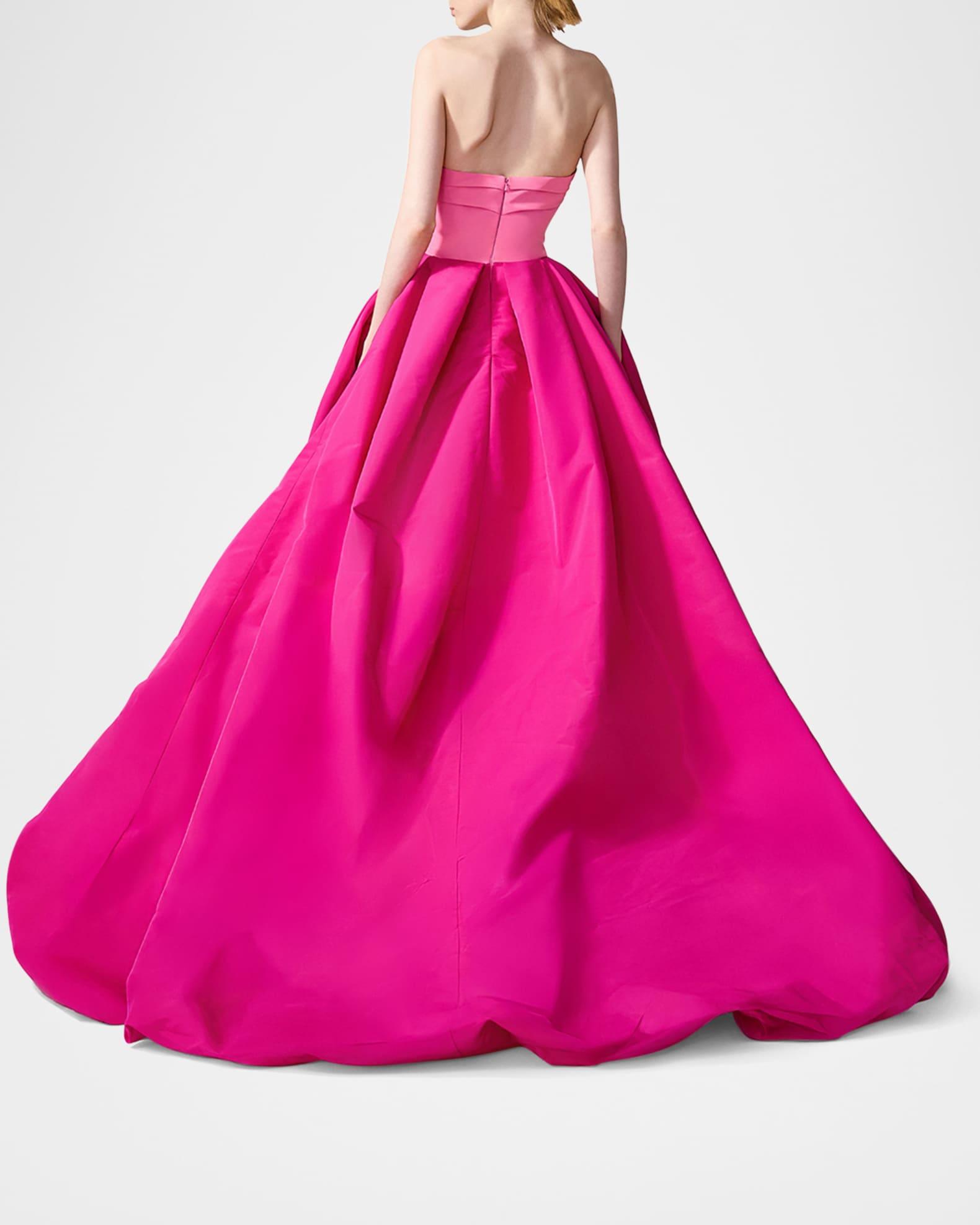Strapless Hi-Lo Balloon Gown Product Image