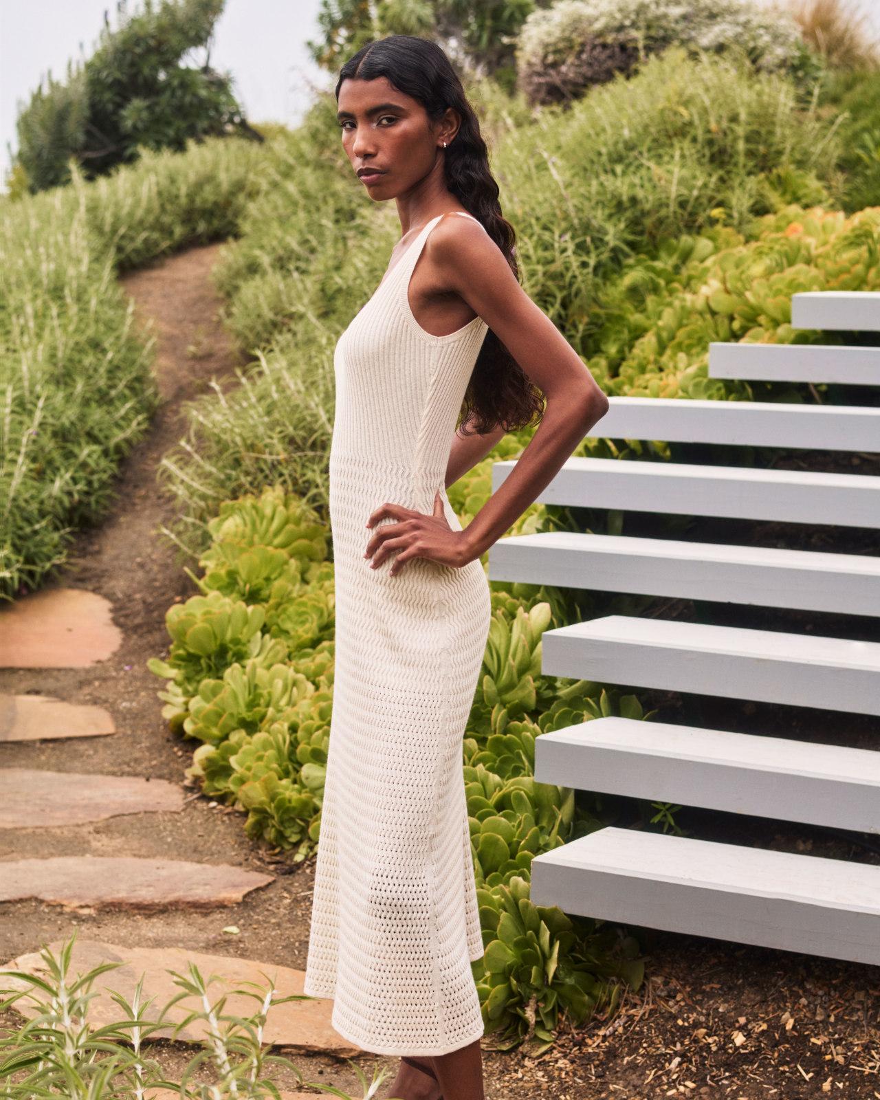 Womens Crochet Knit Tank Dress by Everlane Product Image