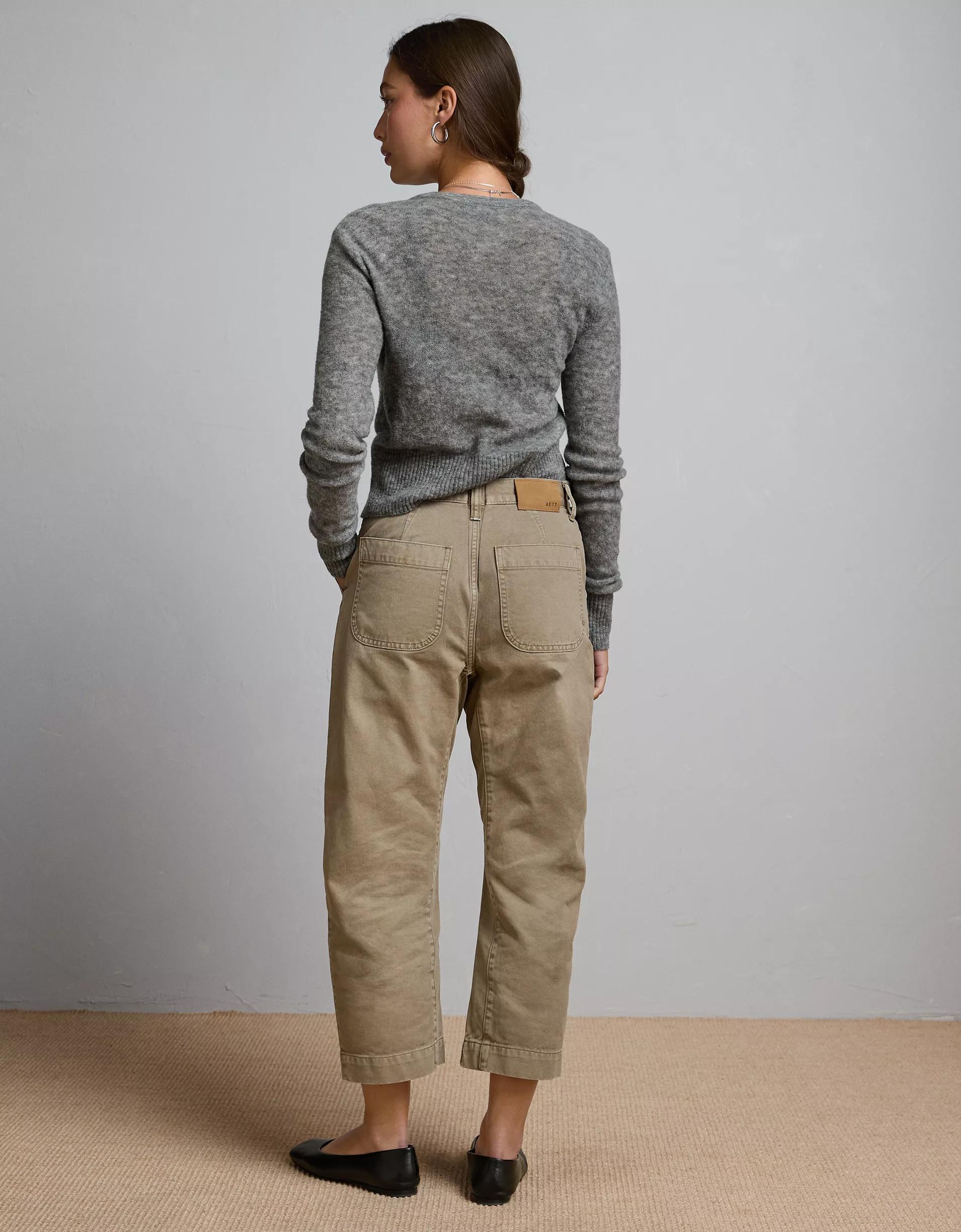 AE77 Premium Barrel Jean Product Image