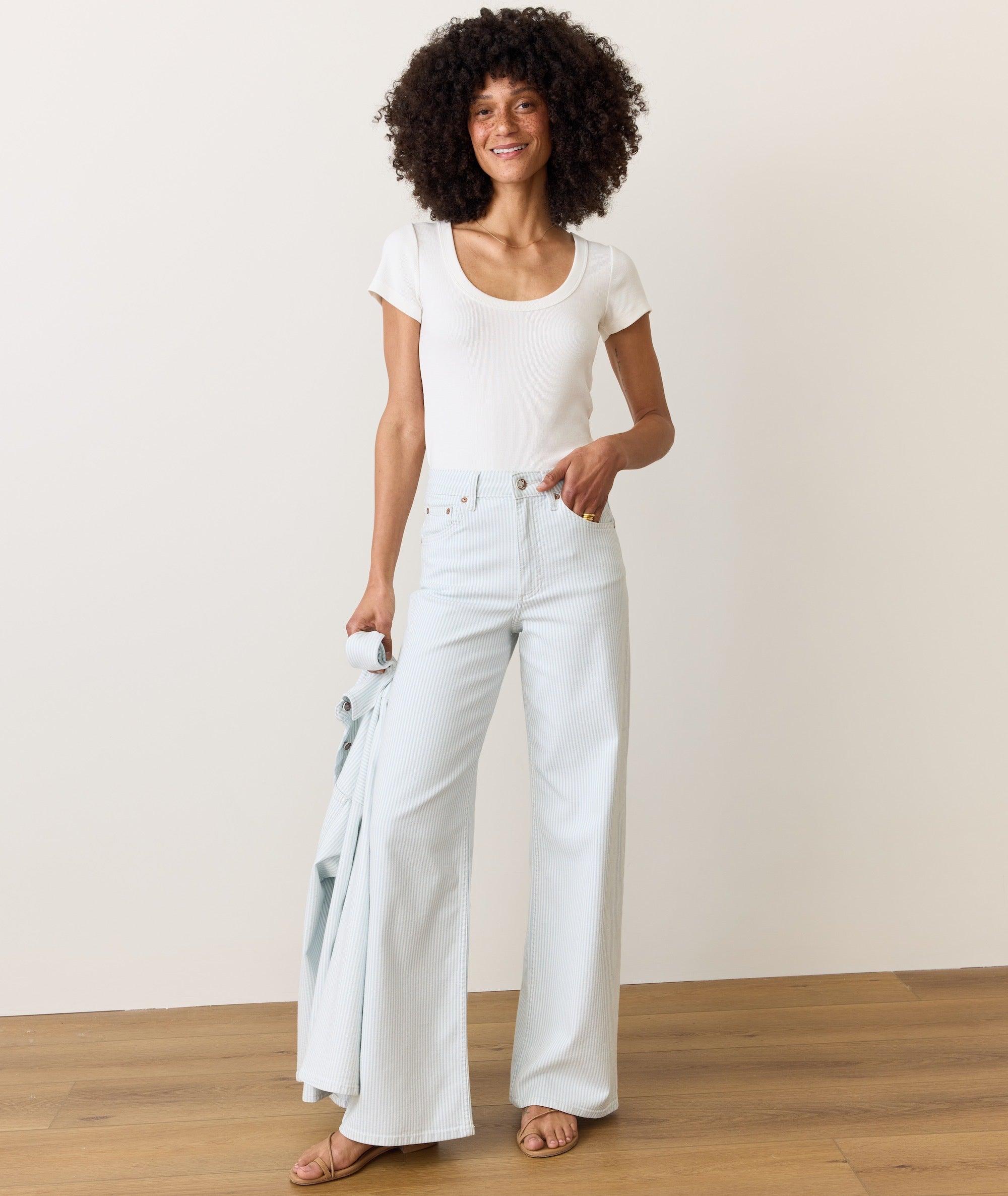 Lexi Rib Sun-In Scoop Tee Product Image