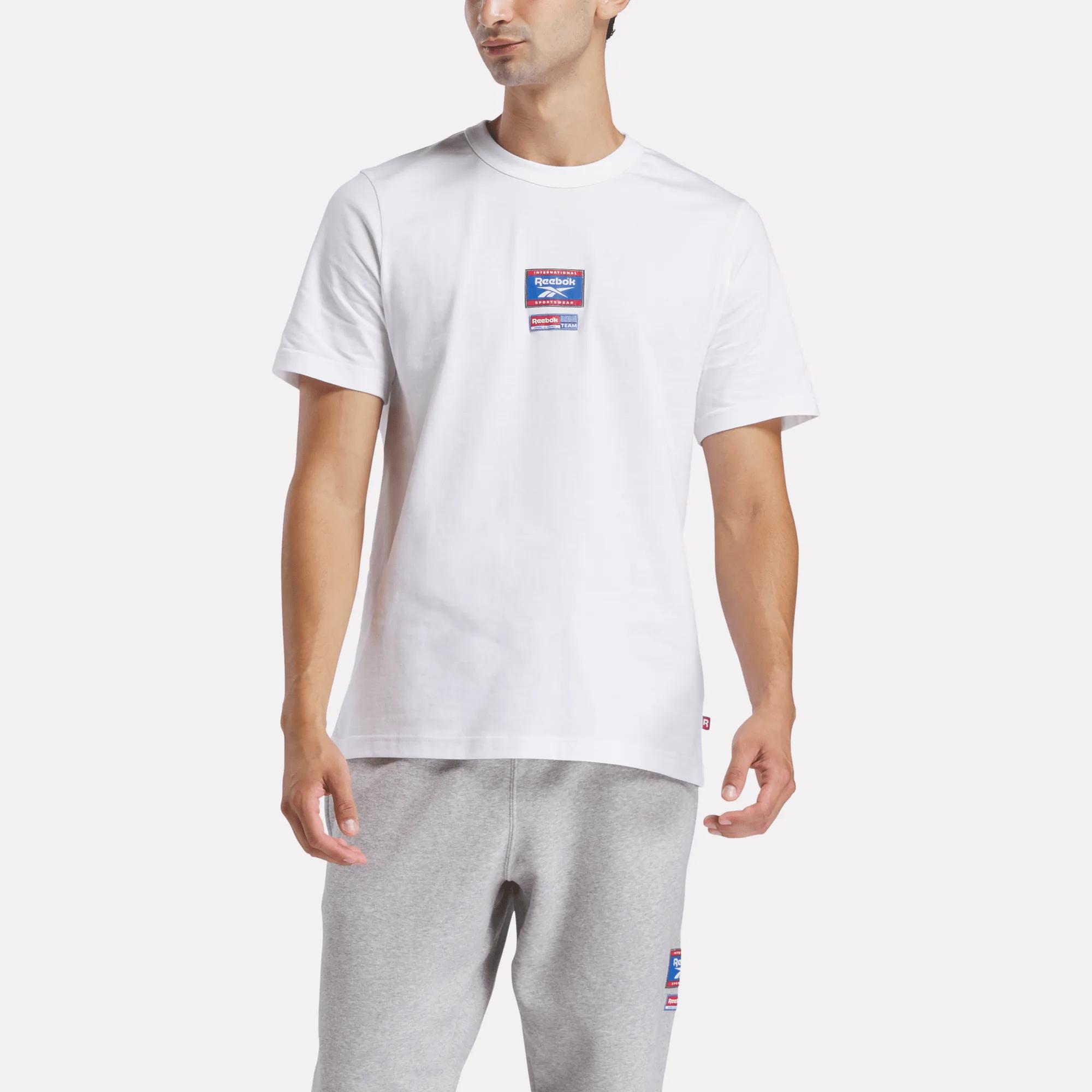 Men's Reebok Identity Badge T-Shirt Male Product Image