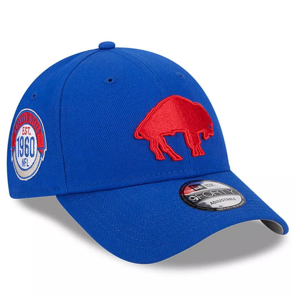 Men's New Era  Royal Buffalo Bills  2023 Sideline Historic 9FORTY Adjustable Hat, Blue Product Image