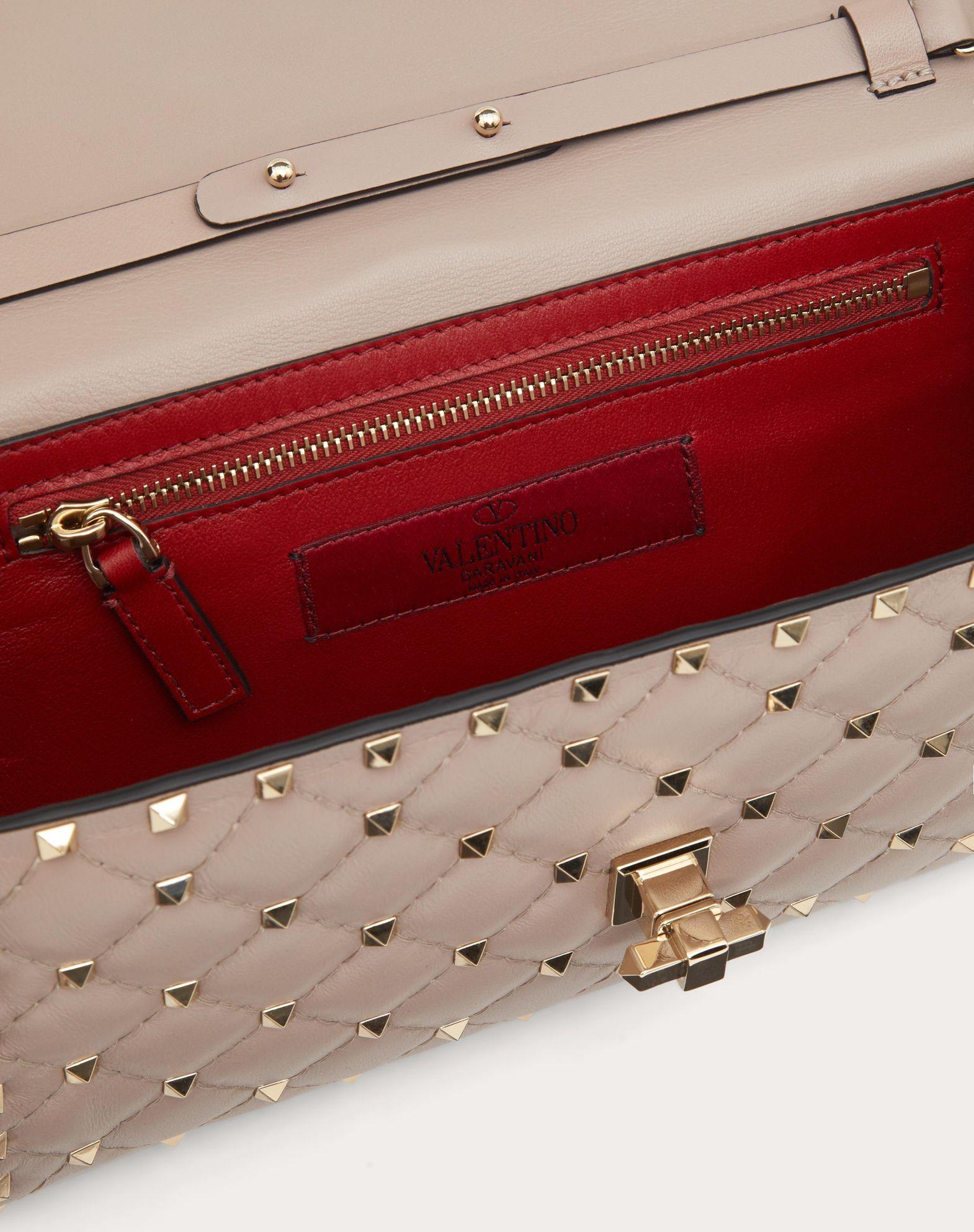 Rockstud Spike Nappa Leather Crossbody Clutch Bag Product Image