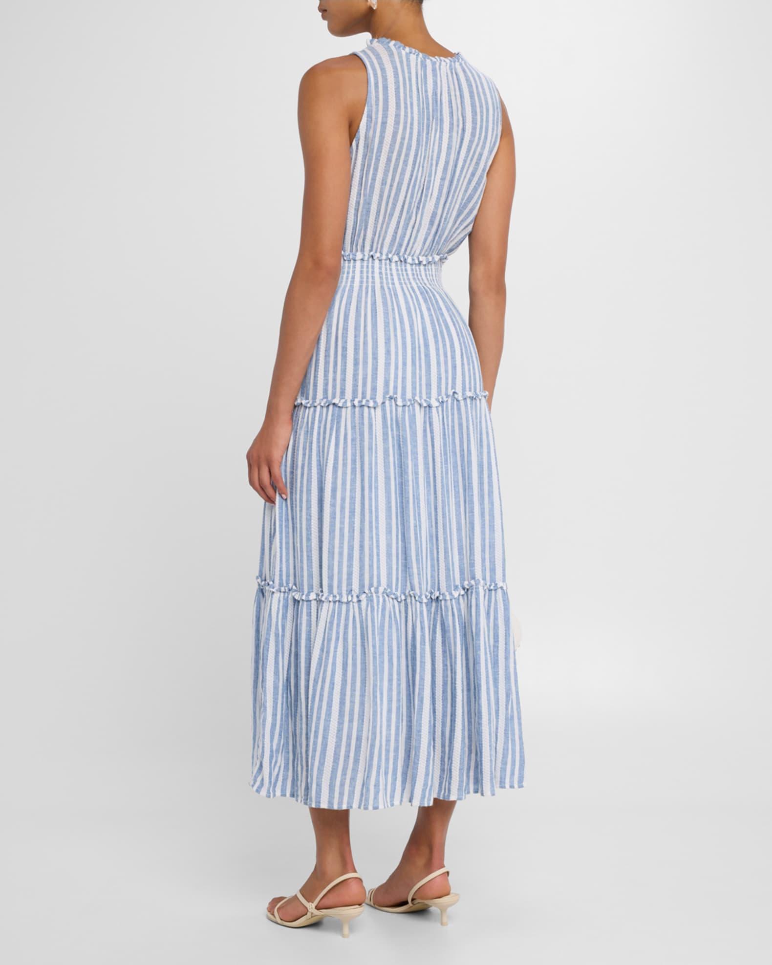 Loulou Striped Maxi Dress Product Image