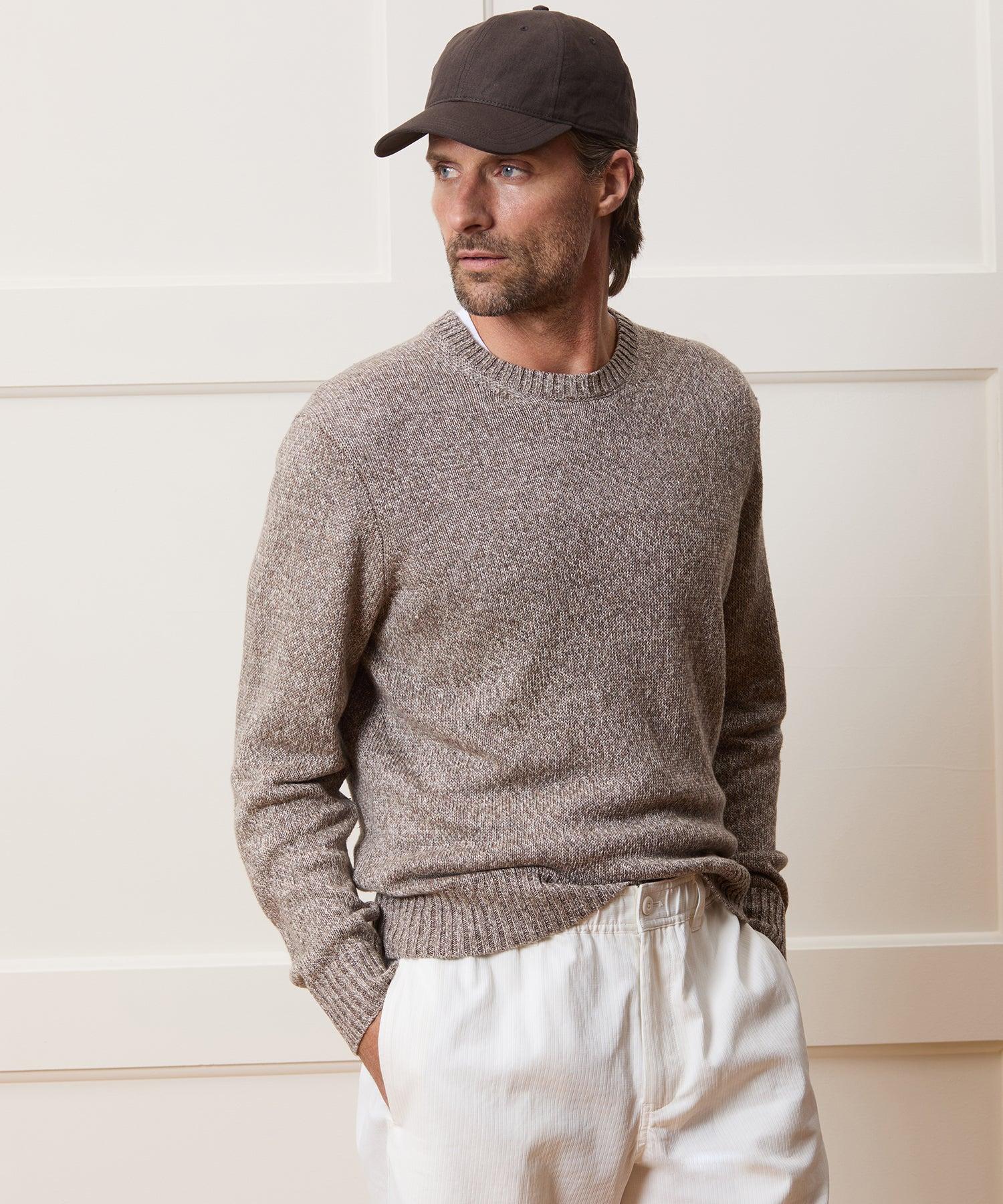 Linen Crewneck Sweater Product Image