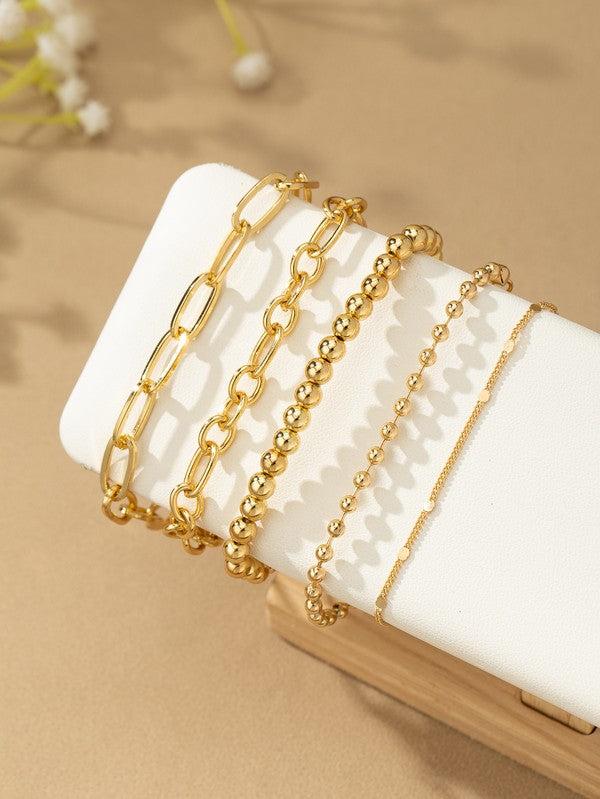 Five Multi Bracelets Set Product Image