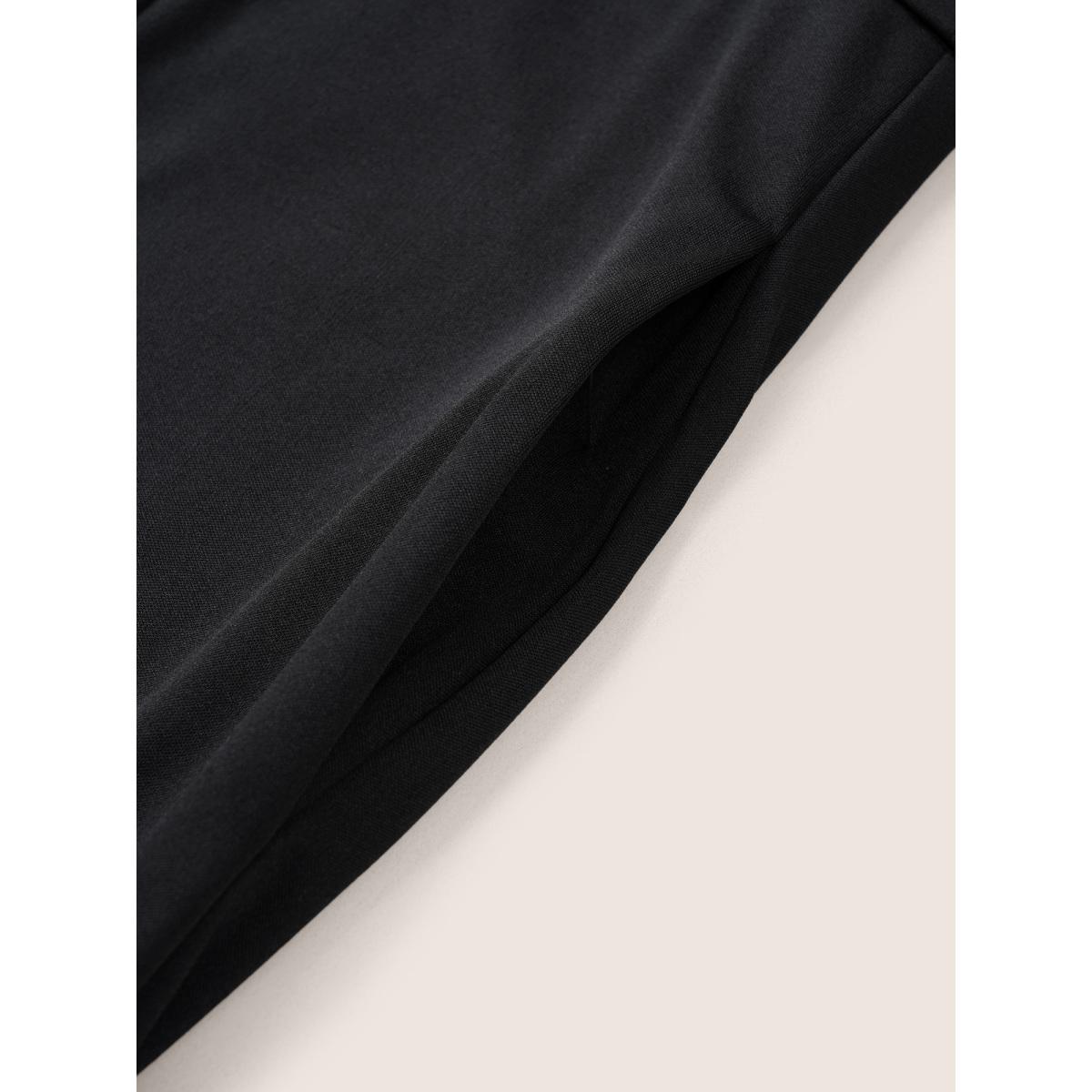 Plus Size Black Solid Adjustable Straps Pocket Cami Jumpsuit Women Workwear Essentials Sleeveless Non Work Loose Jumpsuits BloomChic 28/5X Product Image