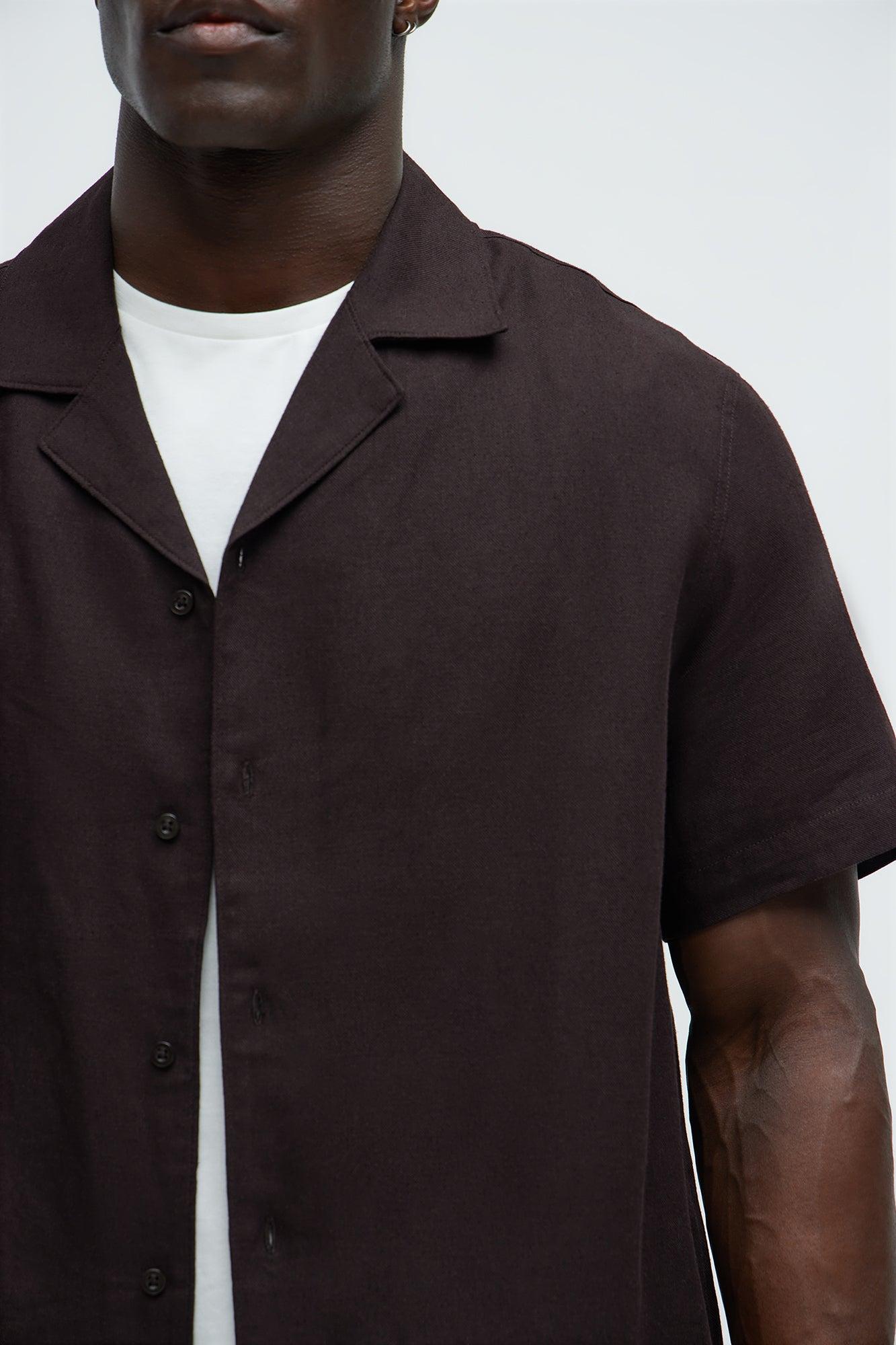 Bahamas Linen Shirt - Brown Product Image