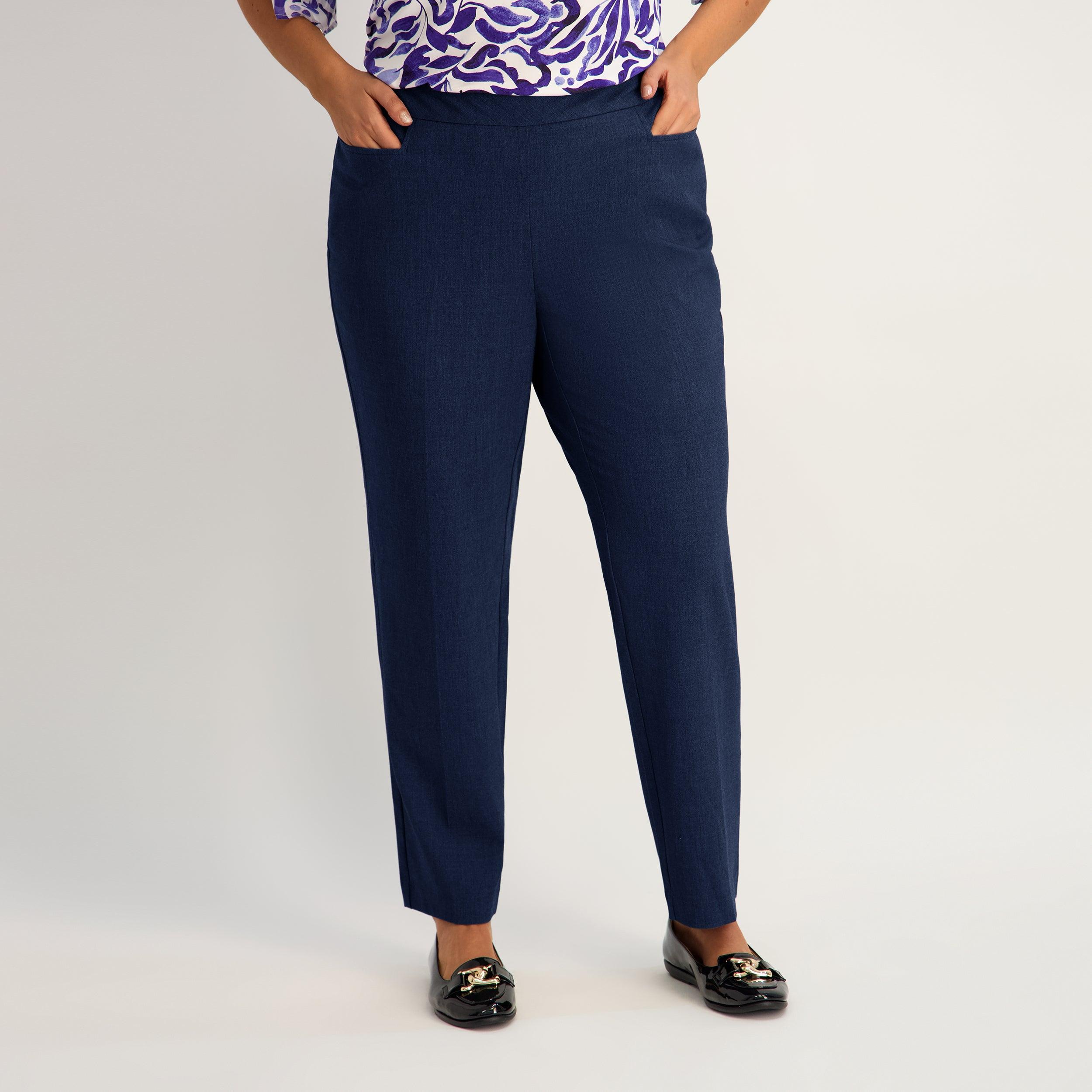 Roz & Ali™ Secret Agent Tummy Control Taper Pants - Plus Product Image