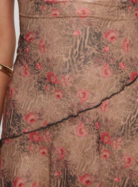 Frilled To Be Here Mini Dress Multi Product Image